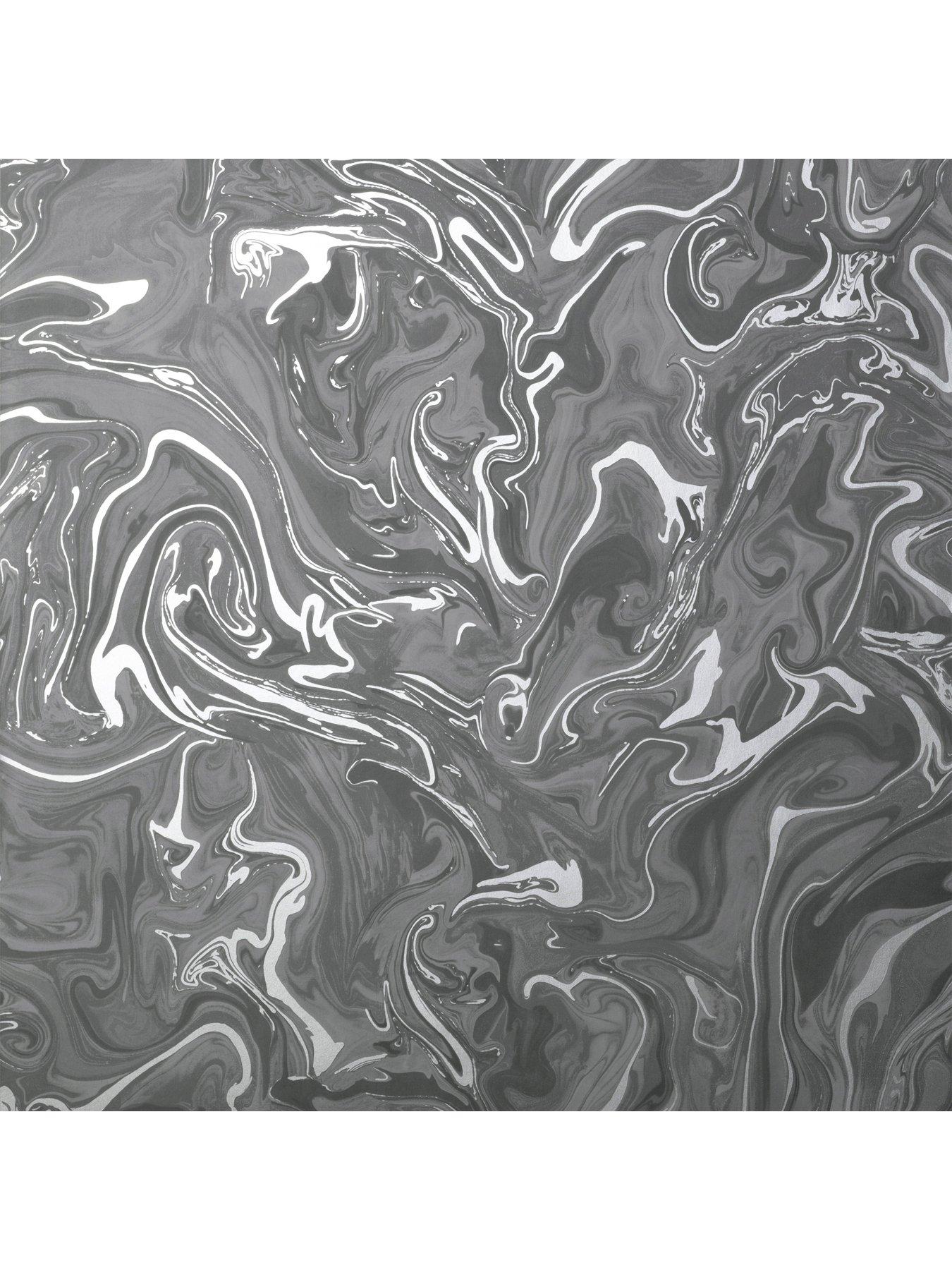  image of fine-decor-distinctive-marble-charcoal-grey-wallpaper