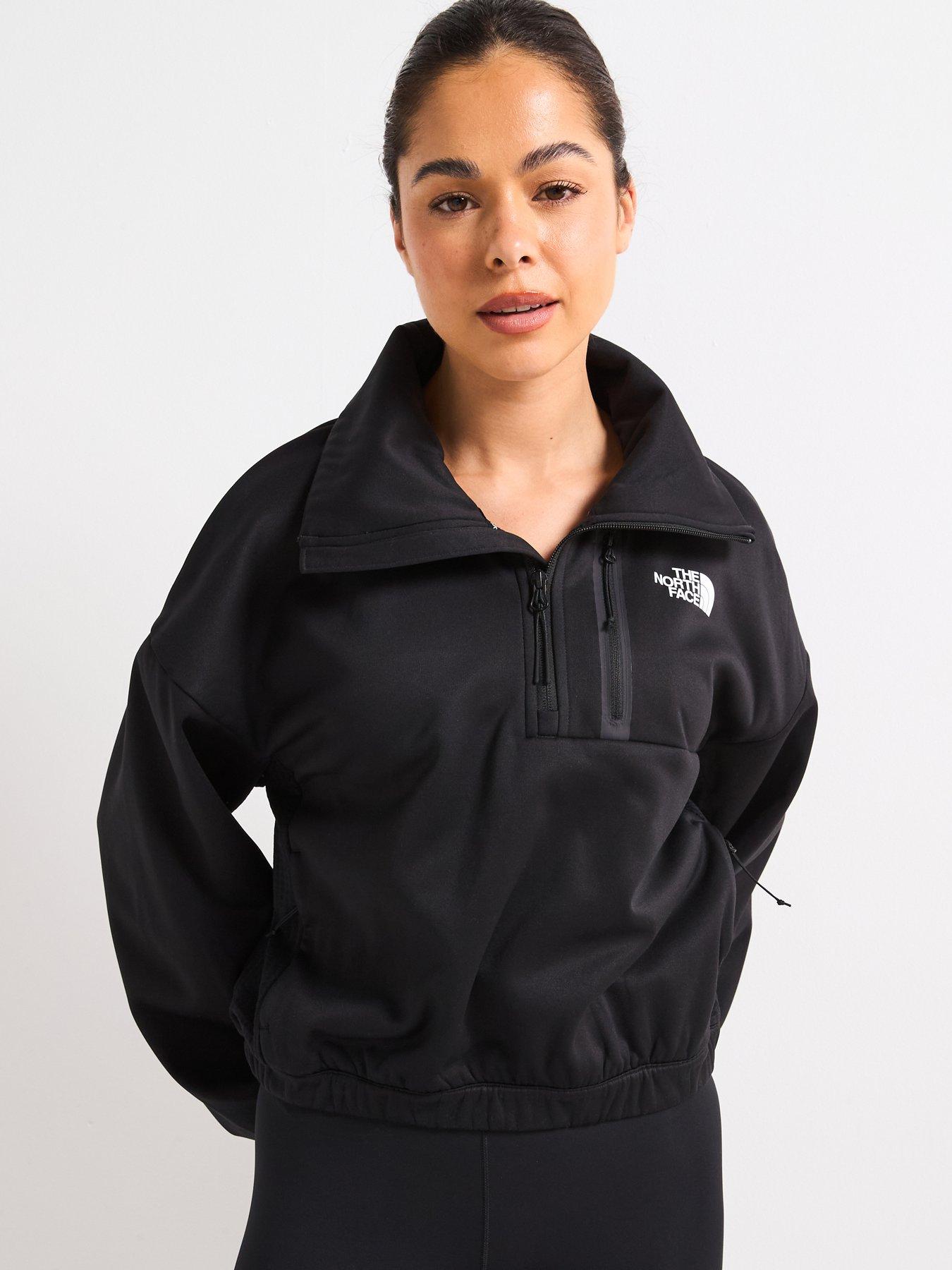 the-north-face-womens-mountain-athletic-14-zip-fleece-black