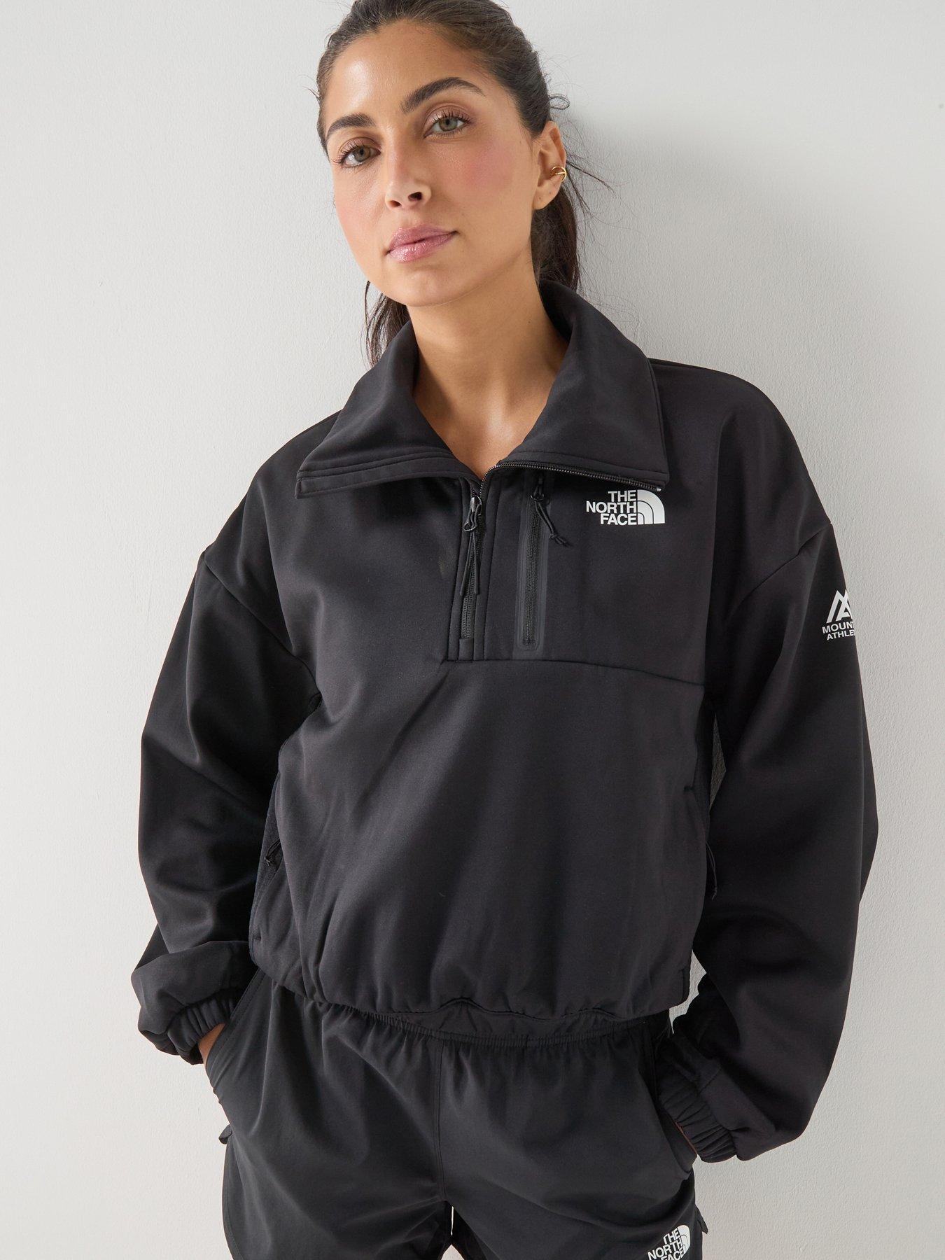THE NORTH FACE Women's Mountain Athletic 1/4 Zip Fleece - Black