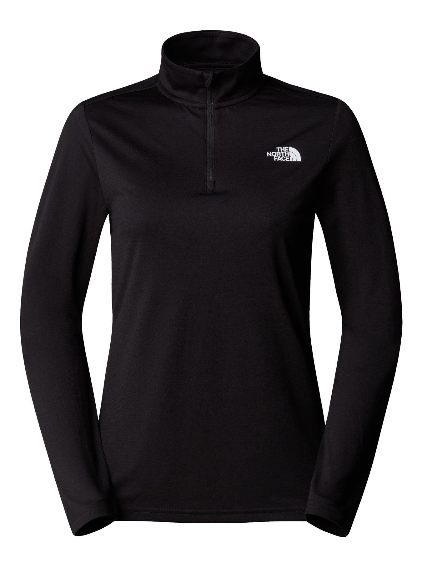 THE NORTH FACE Women's Flex 1/4 Zip Slim Long Sleeve Top - Black