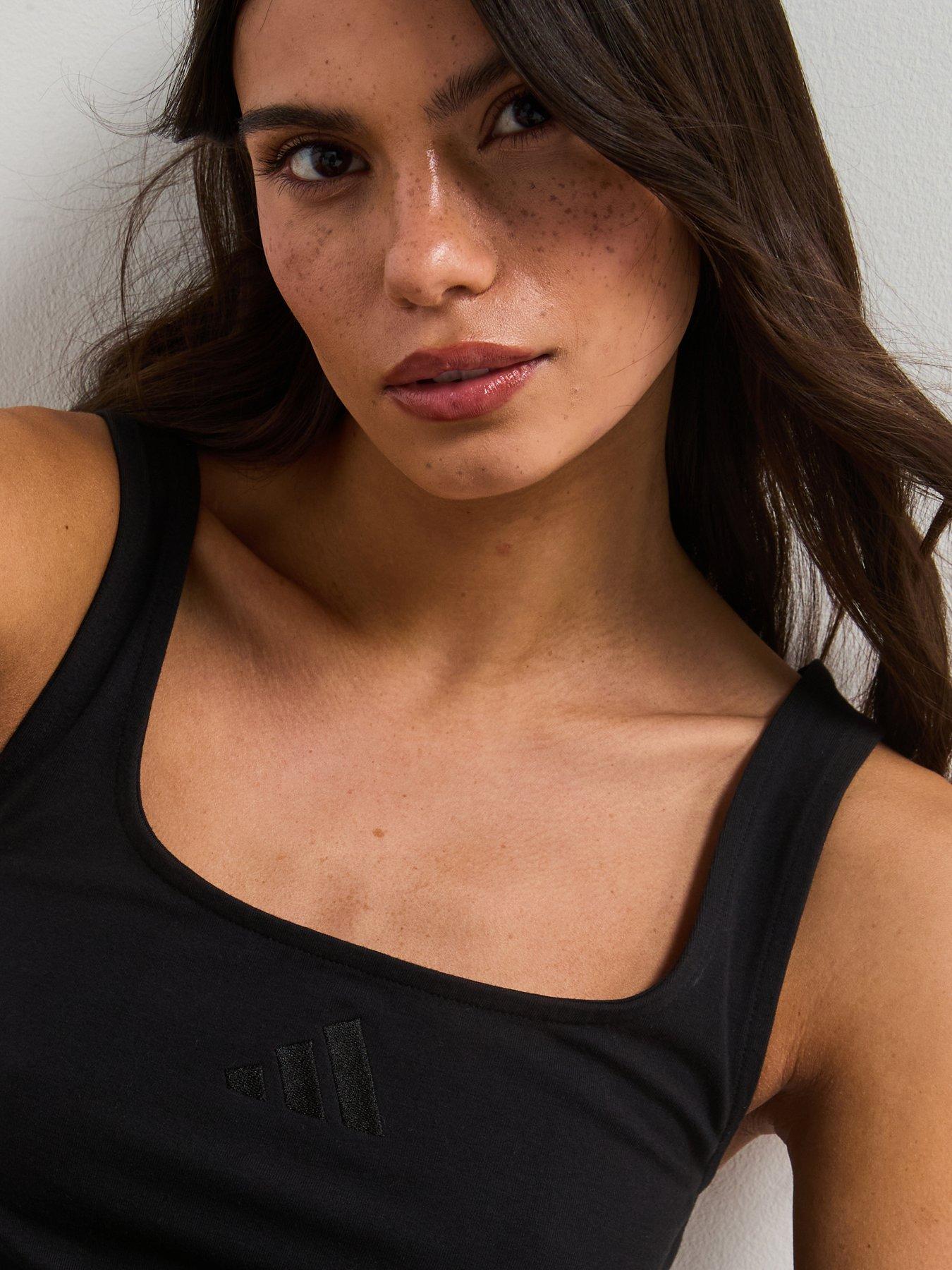  image of adidas-sportswear-womens-all-szn-luxe-tank-top-black