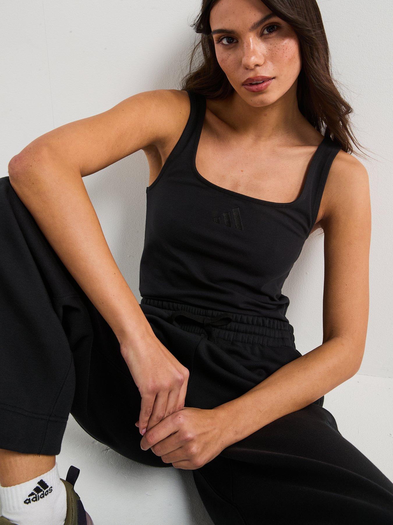  image of adidas-sportswear-womens-all-szn-luxe-tank-top-black