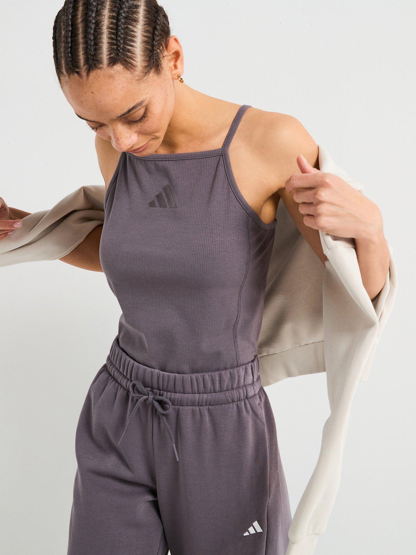 undefined Women's All Szn Rib Tank Top - Dark Grey