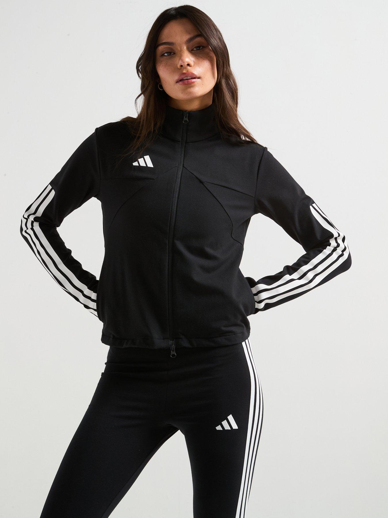  image of adidas-sportswear-womens-tiro-cut-3-stripes-high-neck-track-top-black