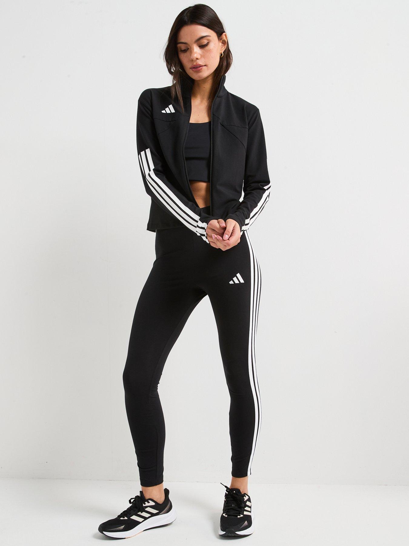  image of adidas-sportswear-womens-tiro-cut-3-stripes-high-neck-track-top-black