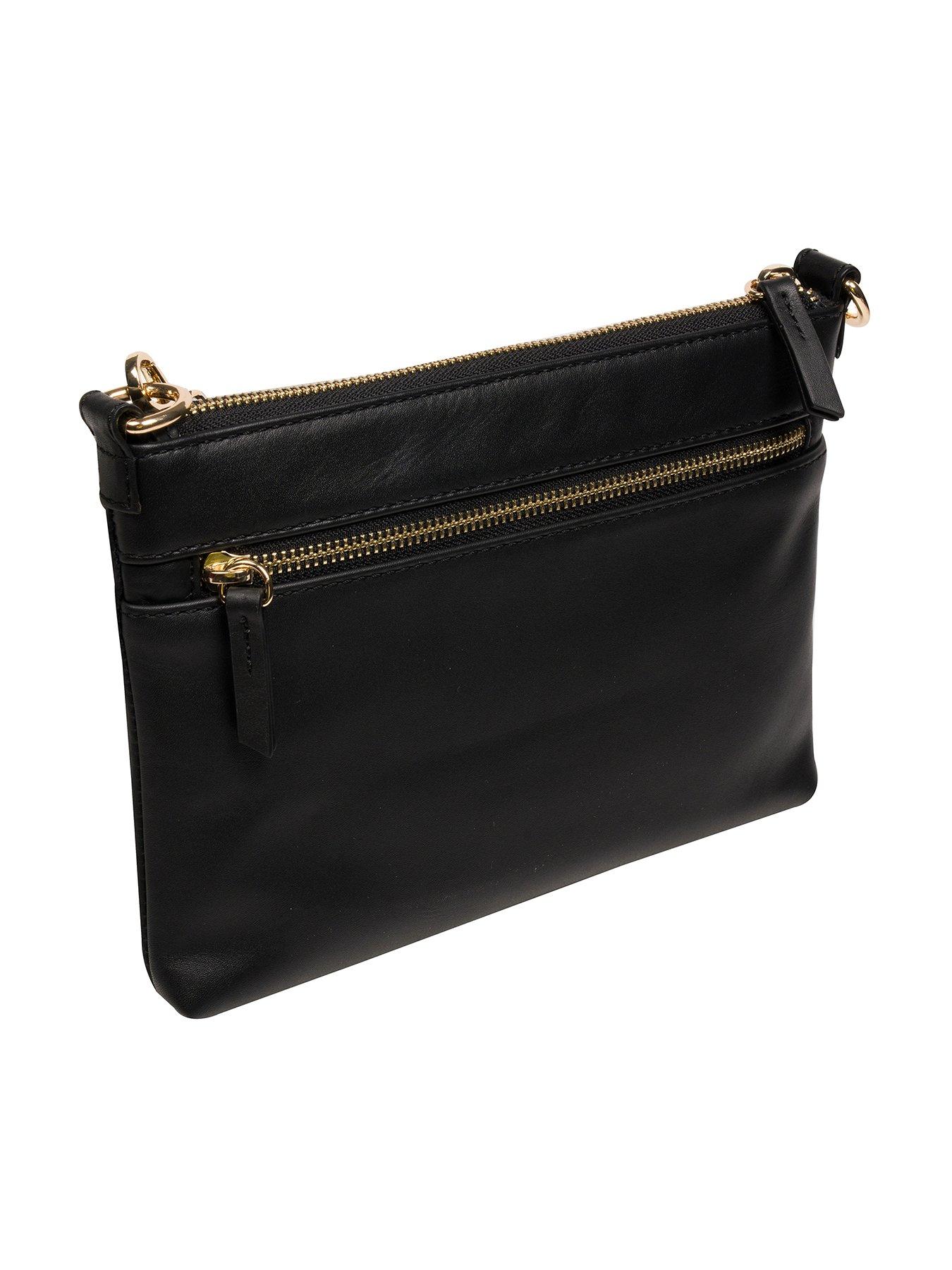  image of pure-luxuries-london-maria-nappa-leather-cross-body-clutch-bag