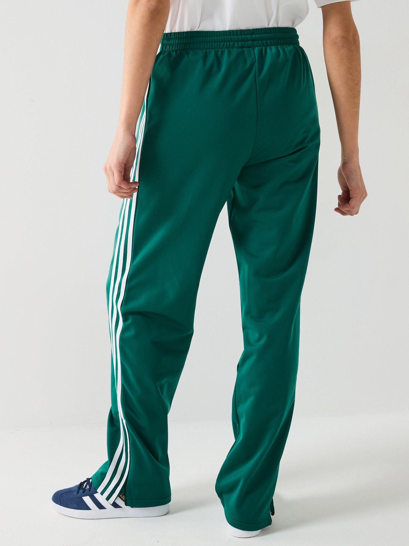  image of adidas-originals-womens-classics-firebird-tracksuit-bottoms-green