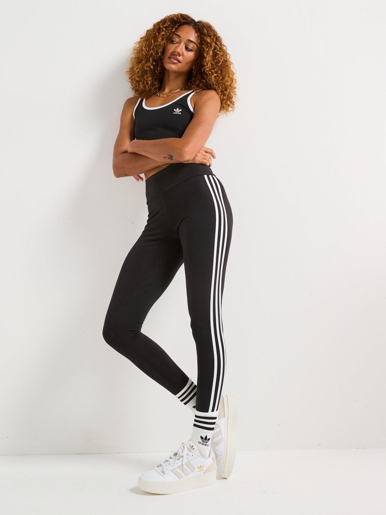  image of adidas-originals-womens-3-stripes-bra-top-black