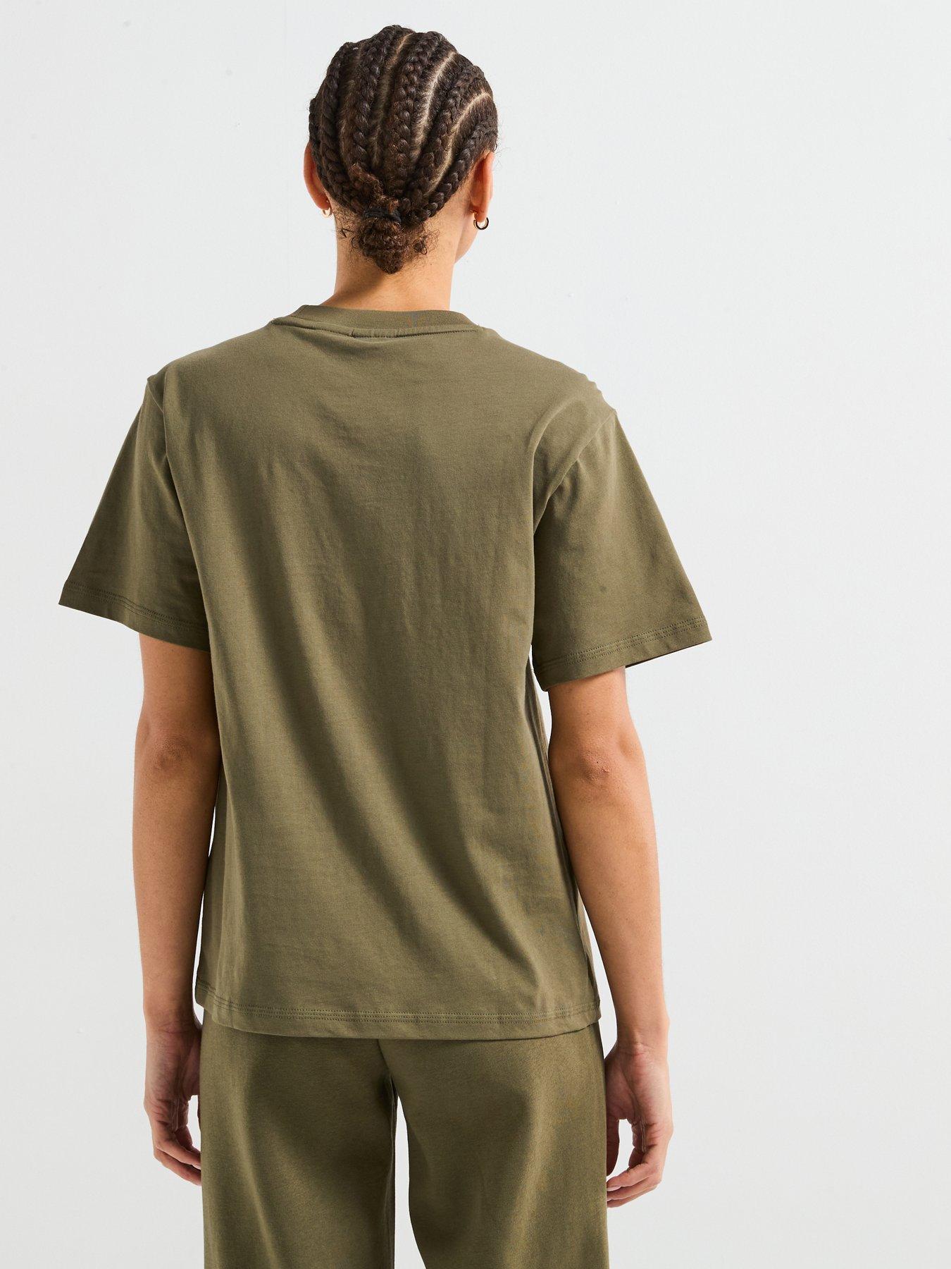  image of adidas-sportswear-womens-essentials-cotton-t-shirt-green