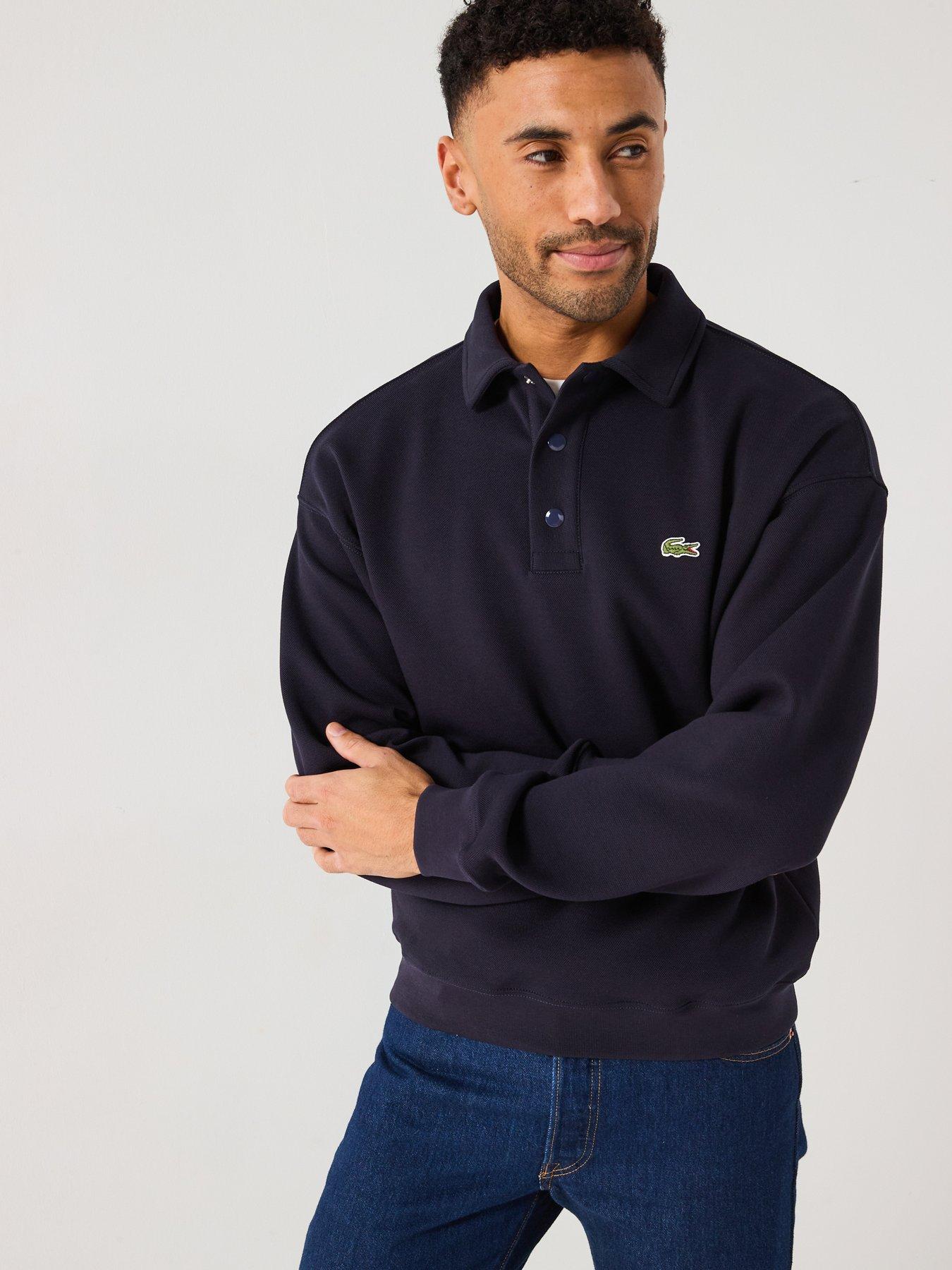 lacoste-loose-fit-polo-collar-double-face-piqueacute-sweat-top-black