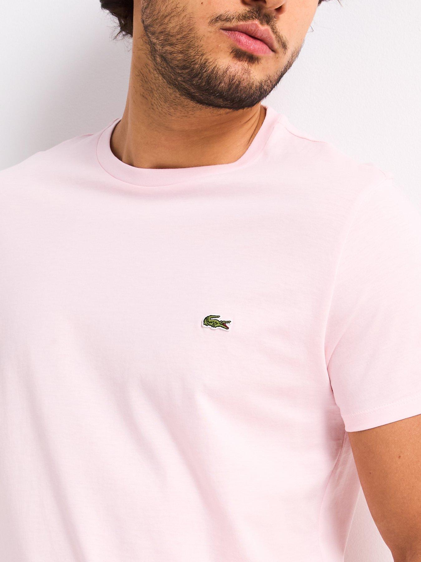  image of lacoste-regular-fit-lightweight-cotton-pima-jersey-t-shirt-light-pink