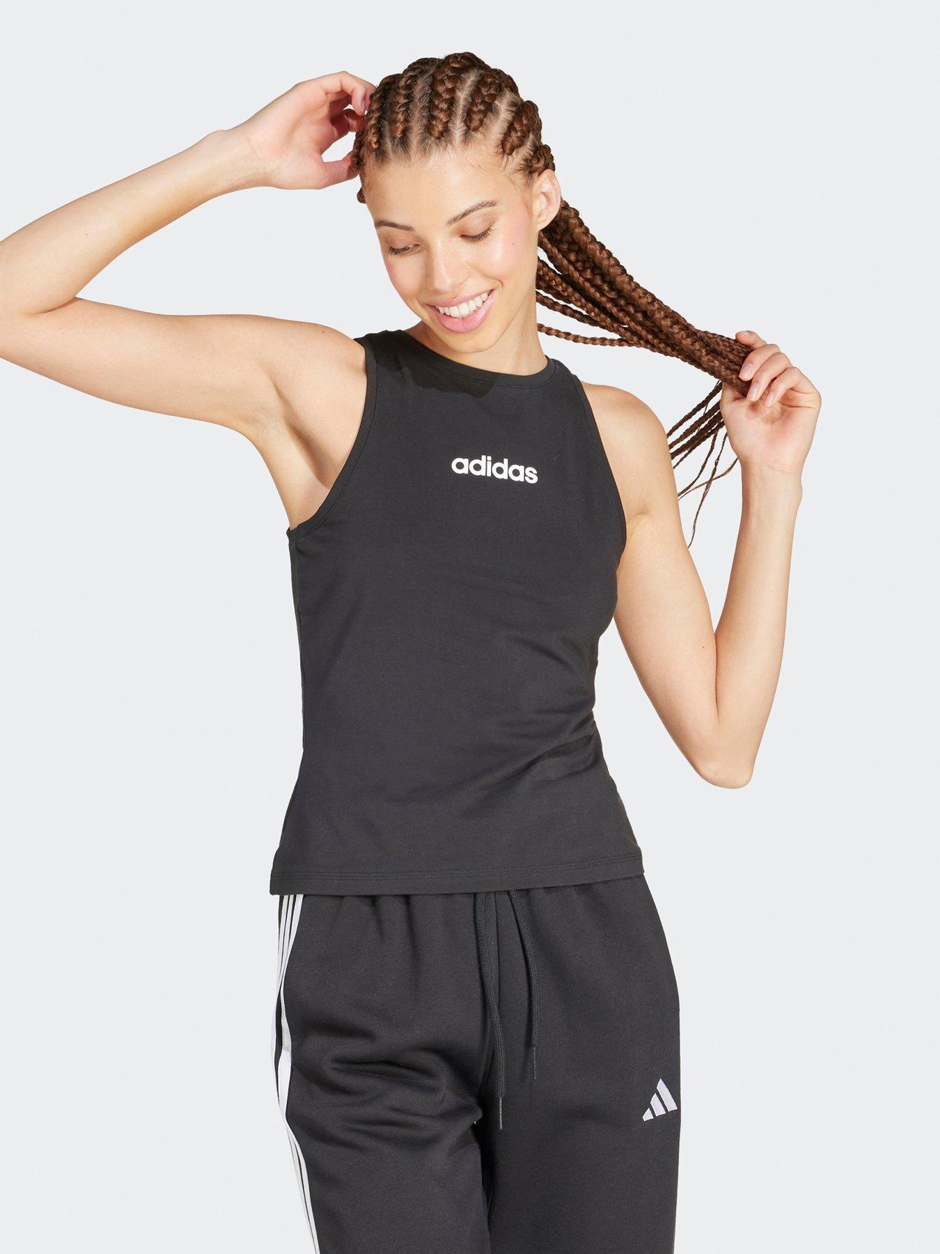 adidas-sportswear-womens-essentials-linear-slim-cotton-tank-top-blackwhite