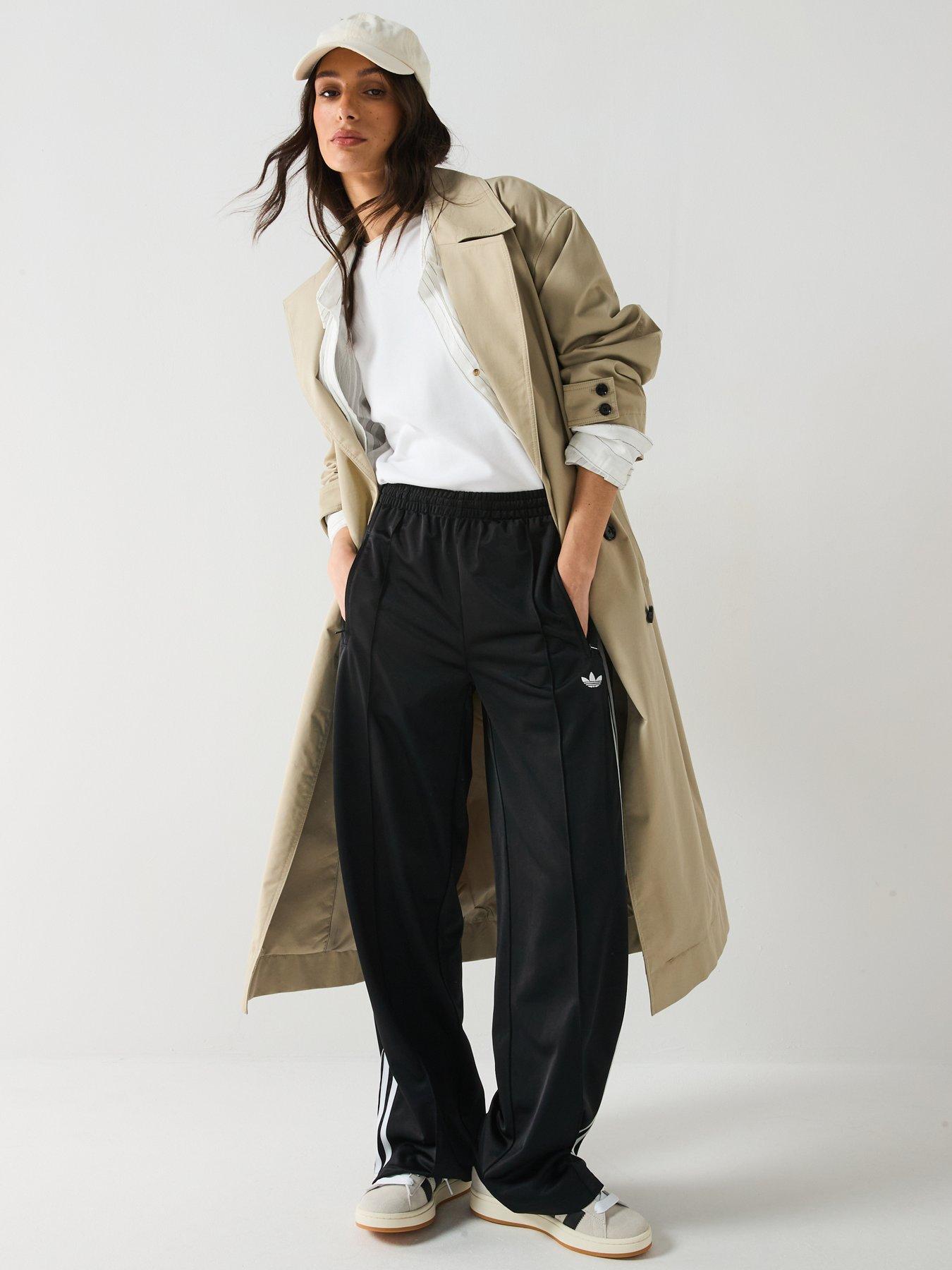  image of adidas-originals-womens-firebird-loose-tracksuit-pants-black