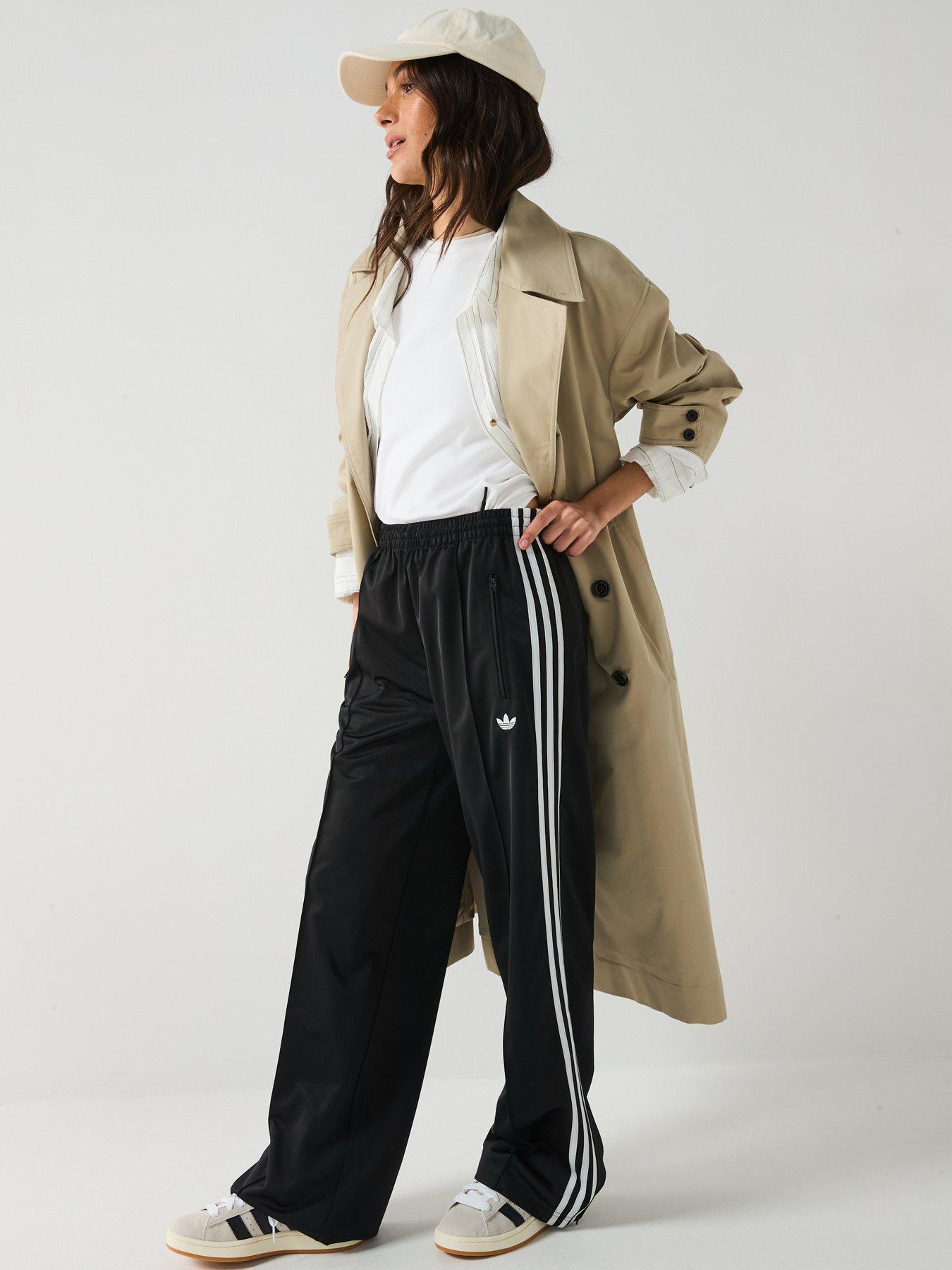  image of adidas-originals-womens-firebird-loose-tracksuit-pants-black