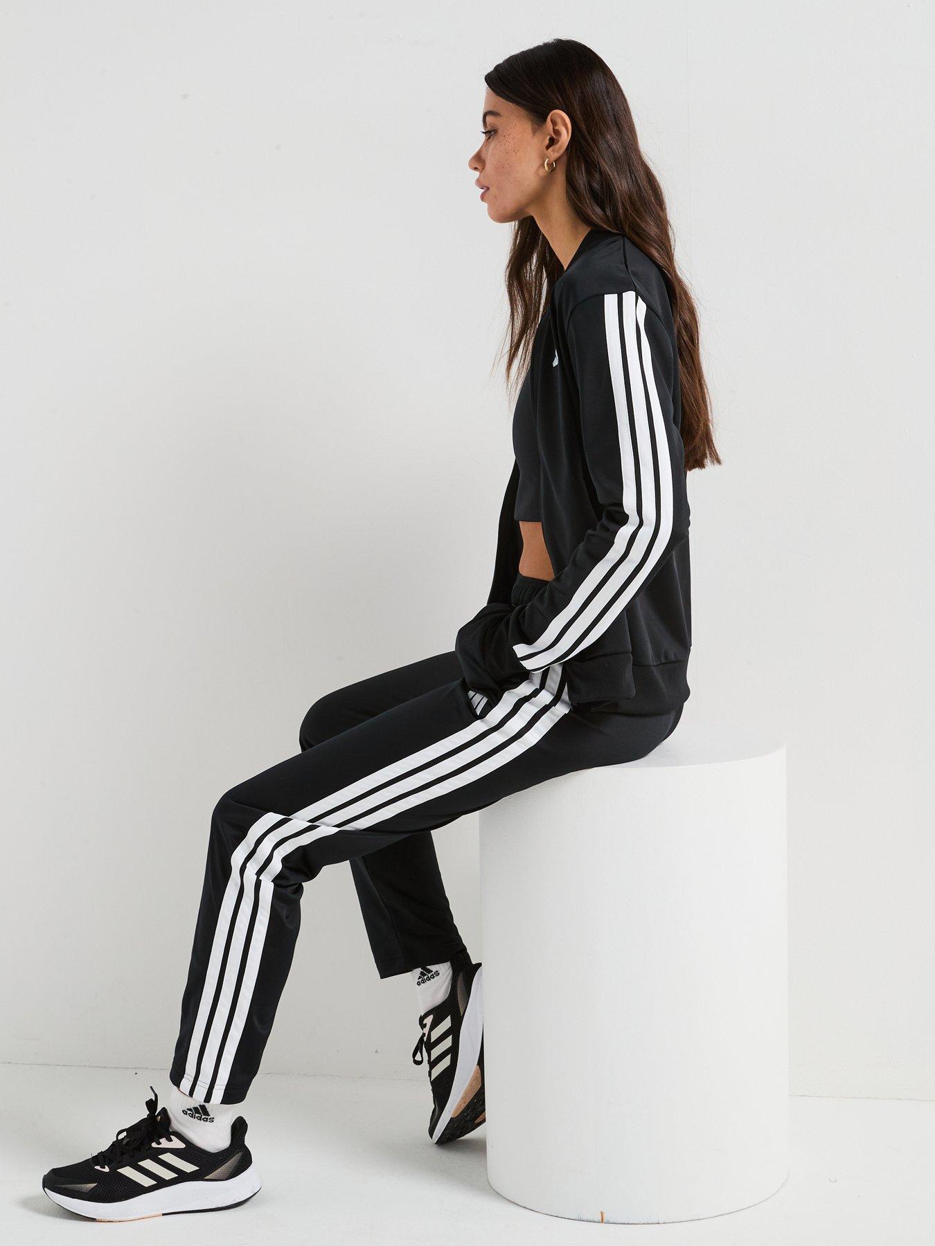 Image 6 of 6 of adidas Sportswear Women's Essentials 3-stripes Tracksuit - Black