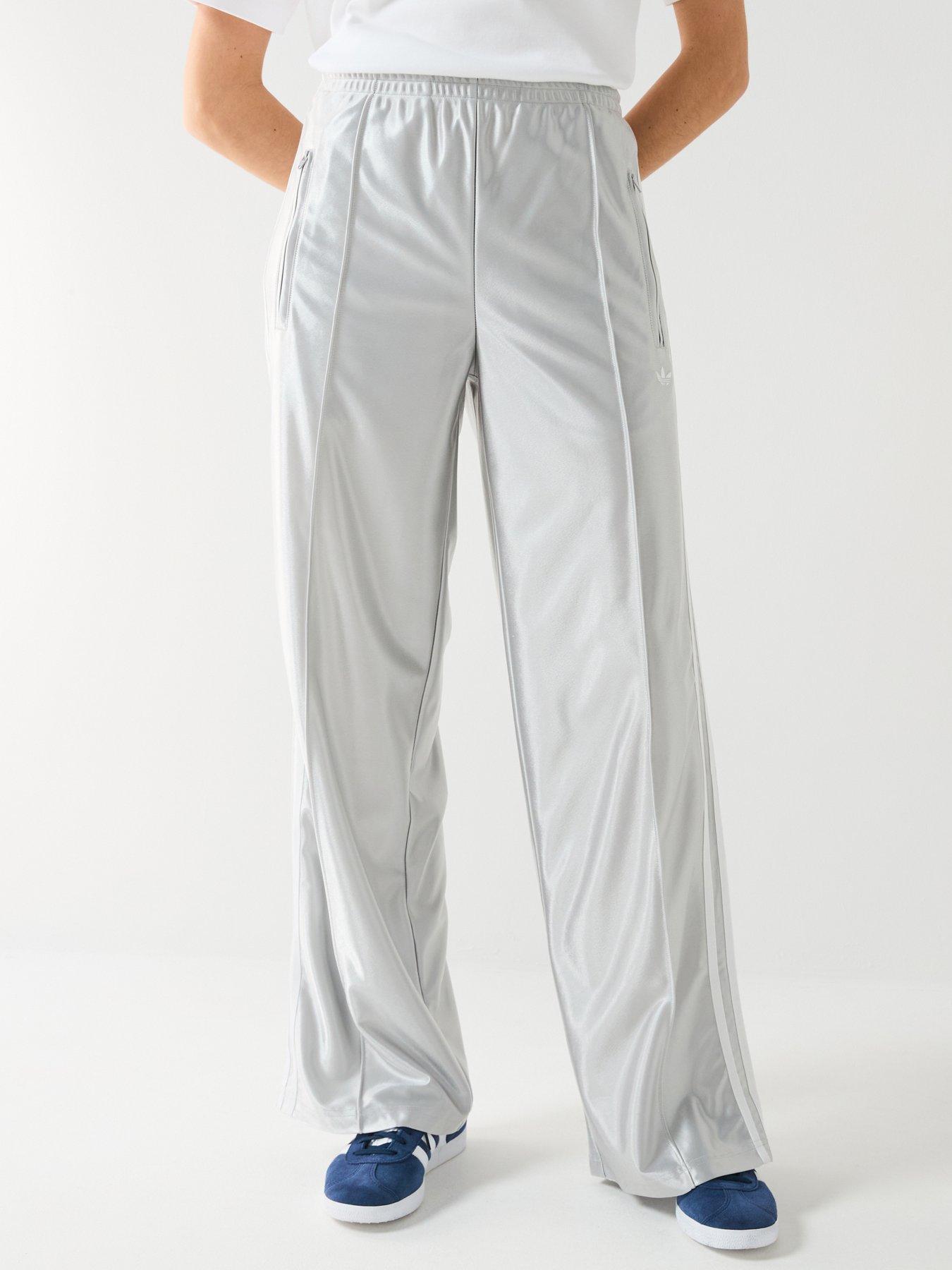  image of adidas-originals-womens-classic-firebird-tracksuit-bottoms-grey