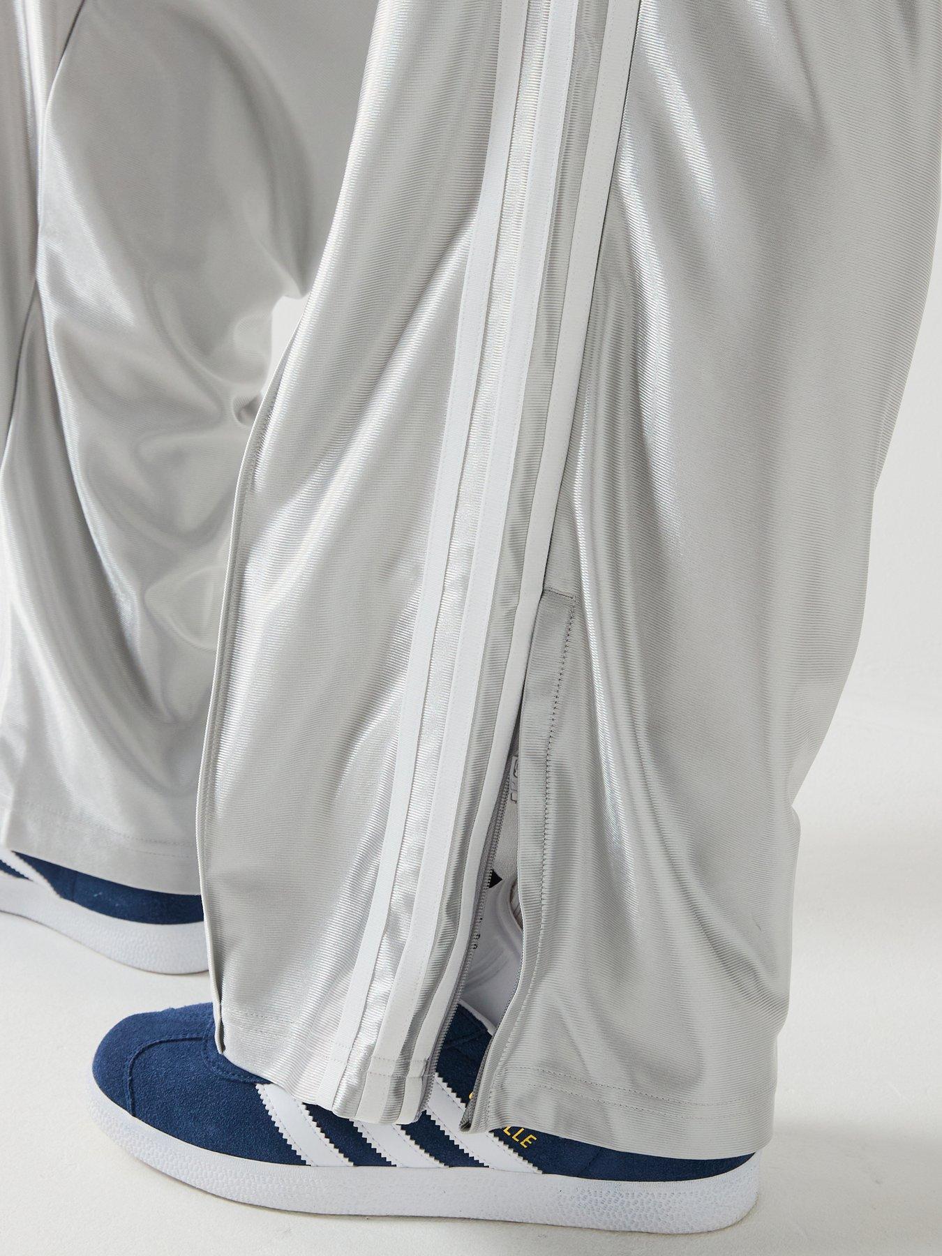  image of adidas-originals-womens-classic-firebird-tracksuit-bottoms-grey