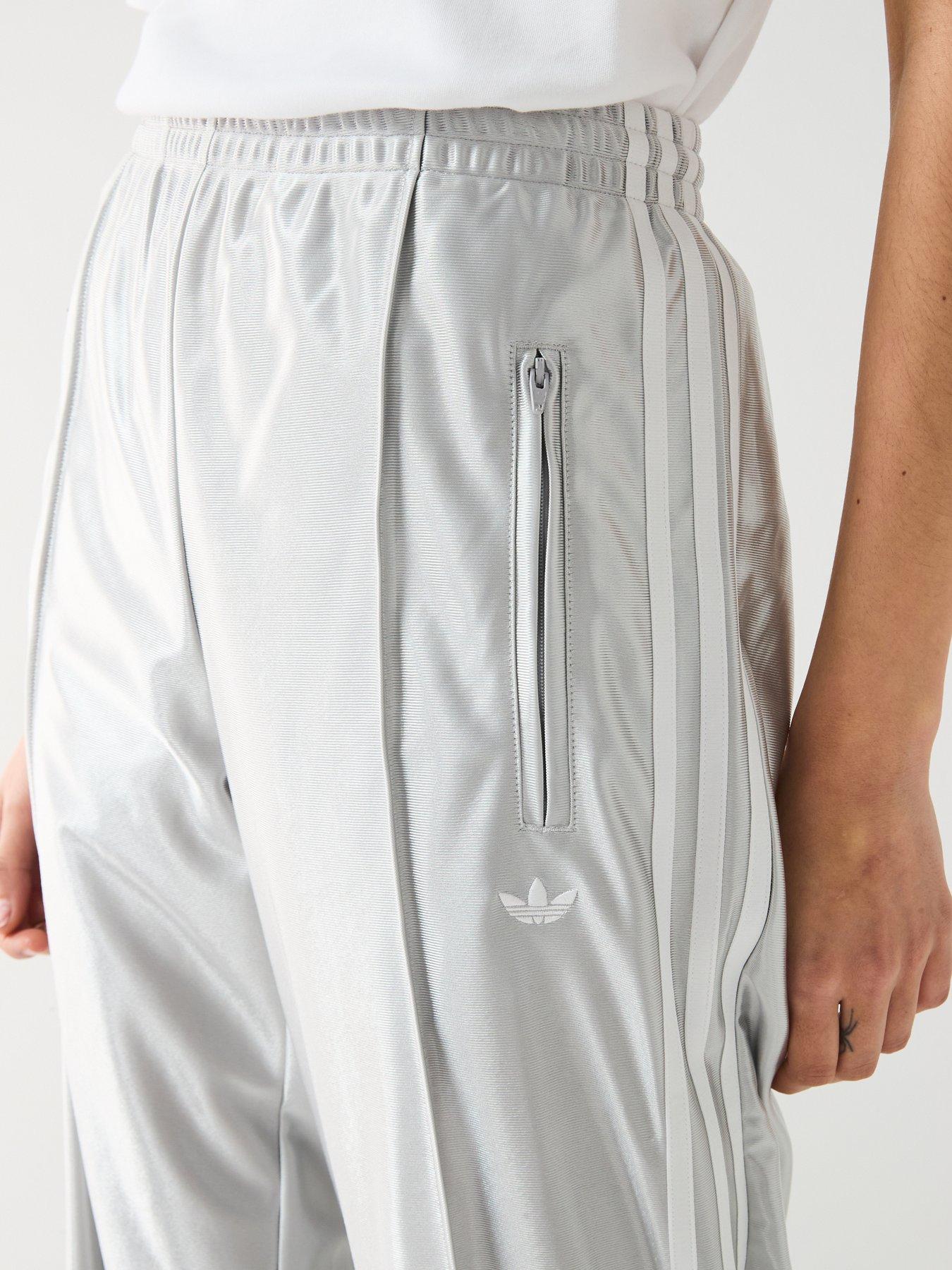 image of adidas-originals-womens-classic-firebird-tracksuit-bottoms-grey