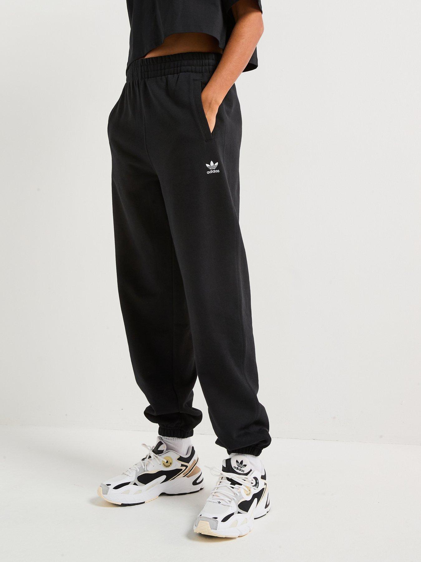 undefined Womens Essentials French Terry Joggers - Black