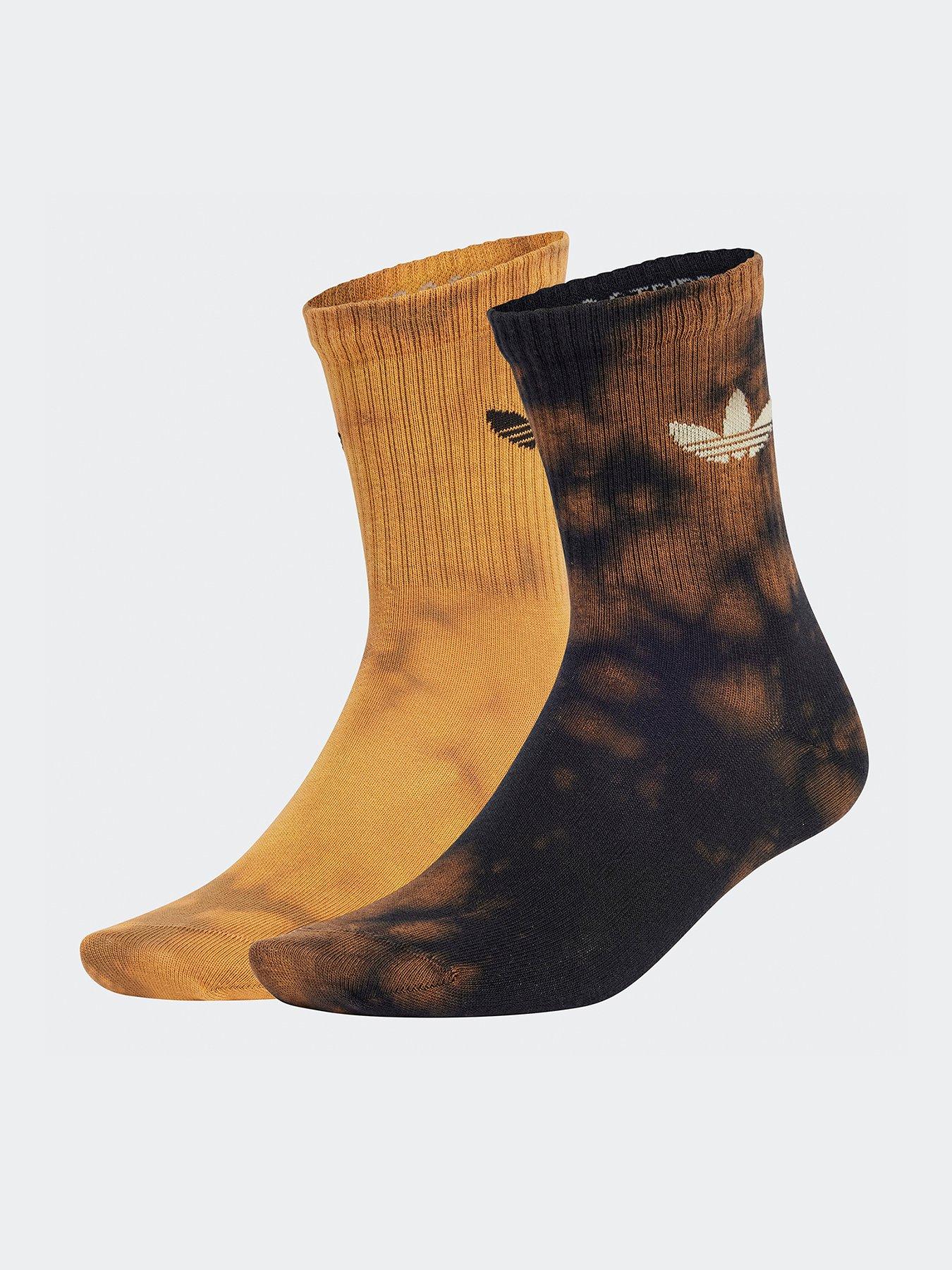  image of adidas-originals-womens-acid-washed-crew-socks-2-pairs-black