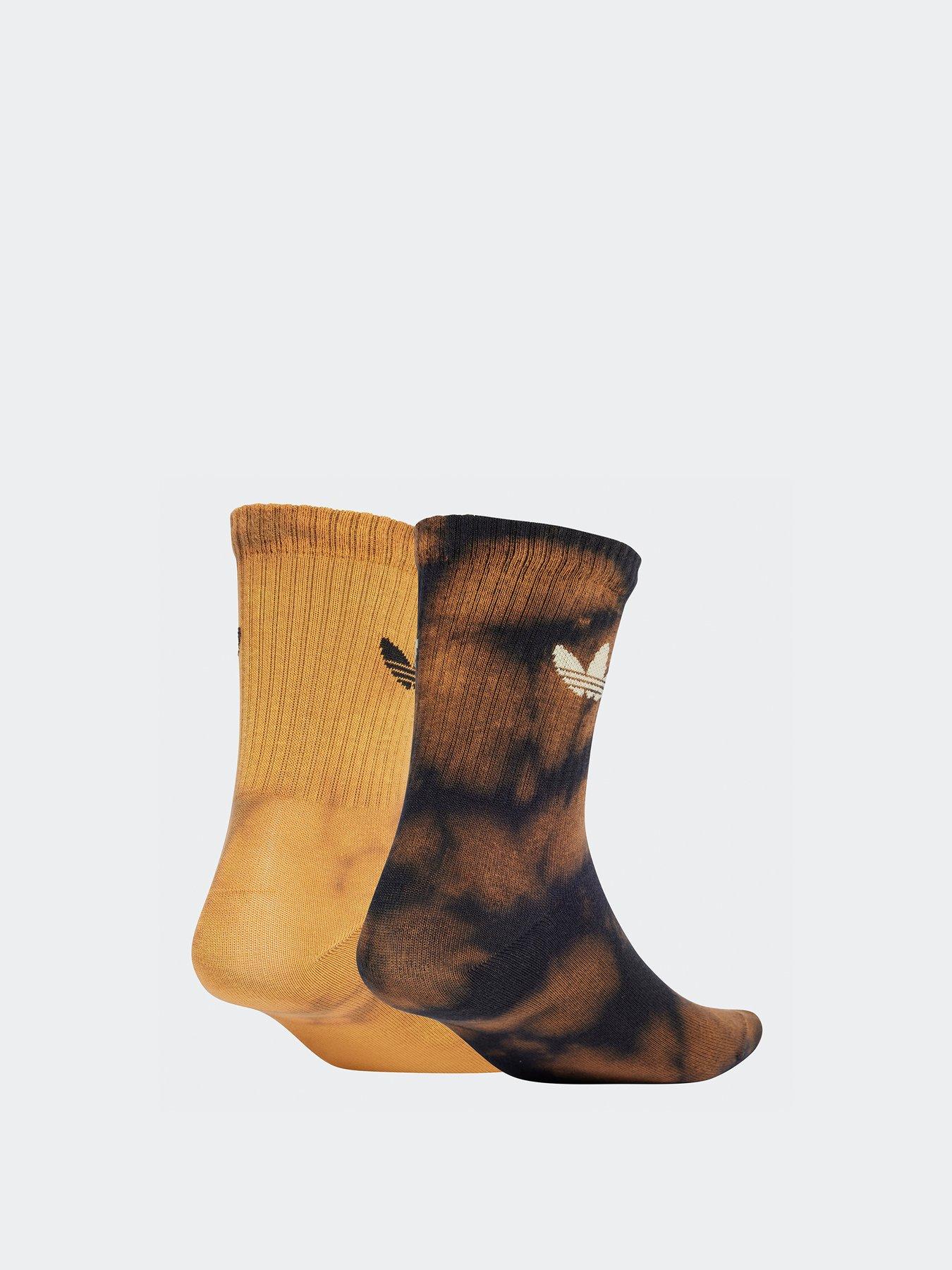  image of adidas-originals-womens-acid-washed-crew-socks-2-pairs-black