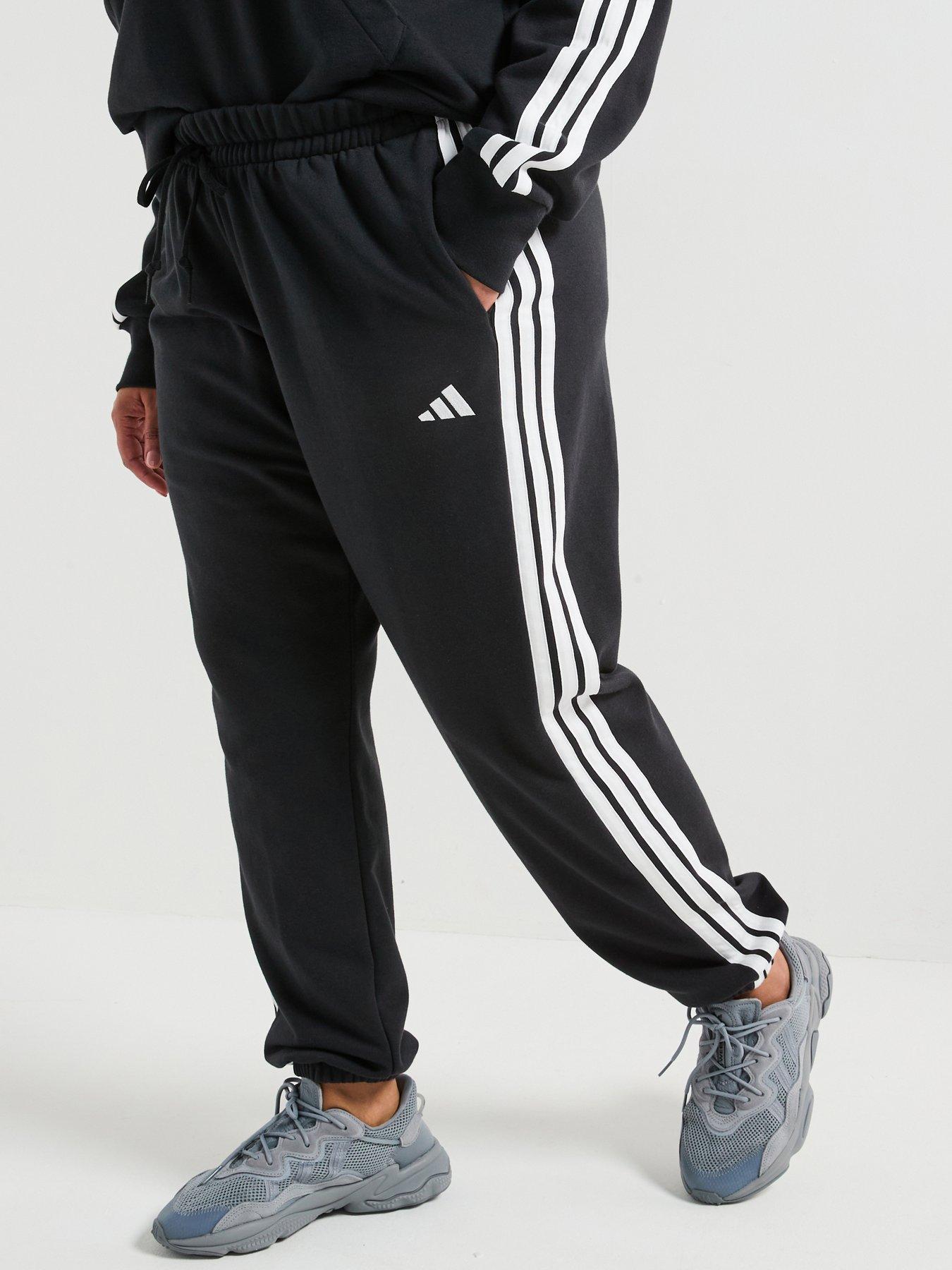adidas-sportswear-womens-essentials-3-stripes-french-terry-blackwhite