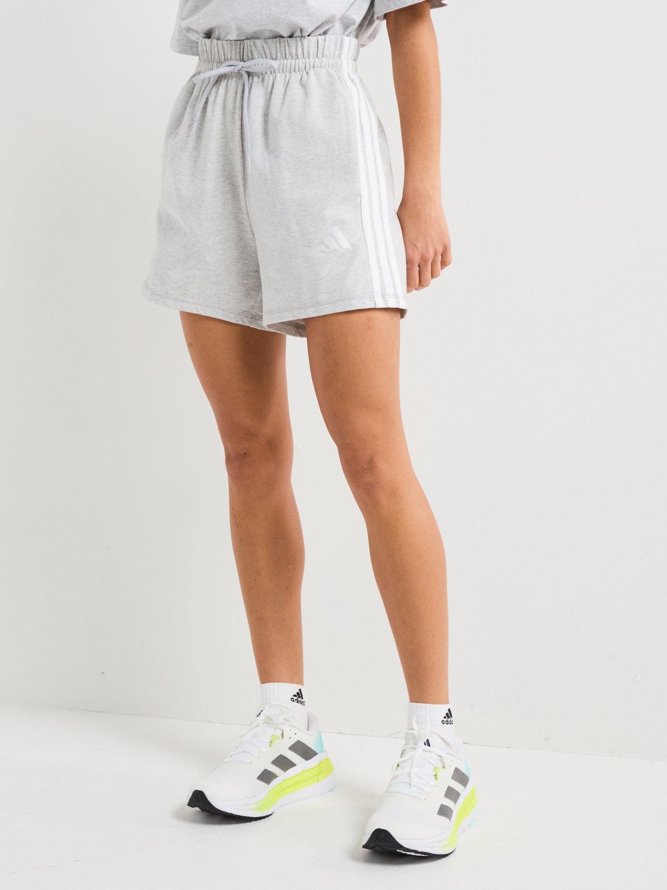adidas-sportswear-womens-essentials-3-stripes-cotton-shorts-light-grey-heatherwhite