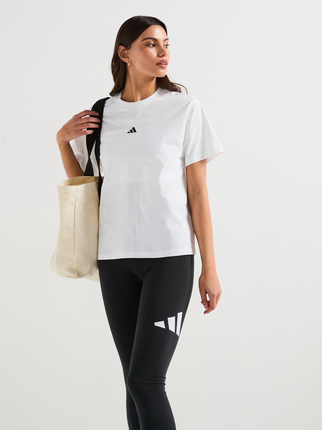  image of adidas-sportswear-womens-essentials-cotton-t-shirt-white