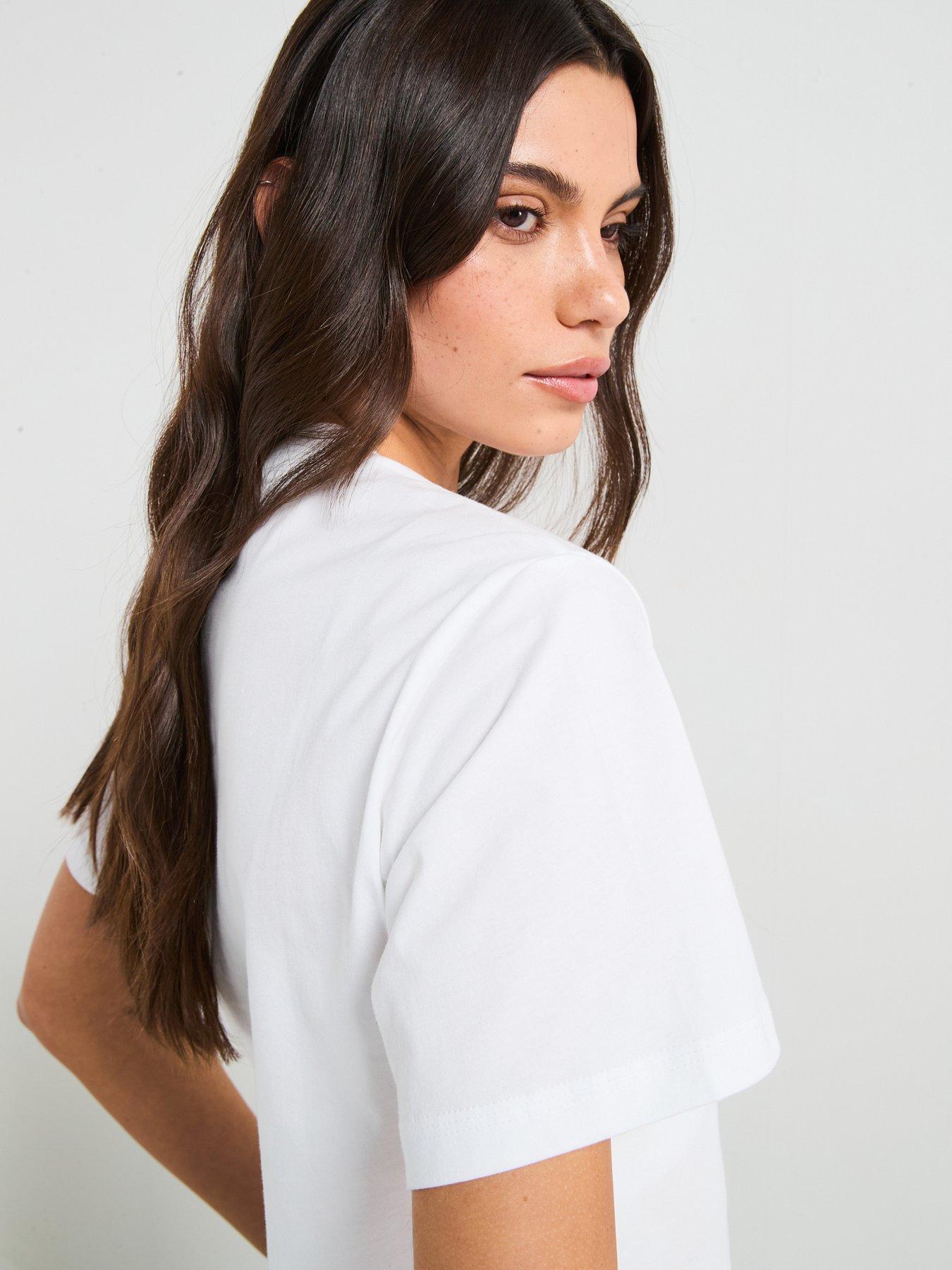  image of adidas-sportswear-womens-essentials-cotton-t-shirt-white