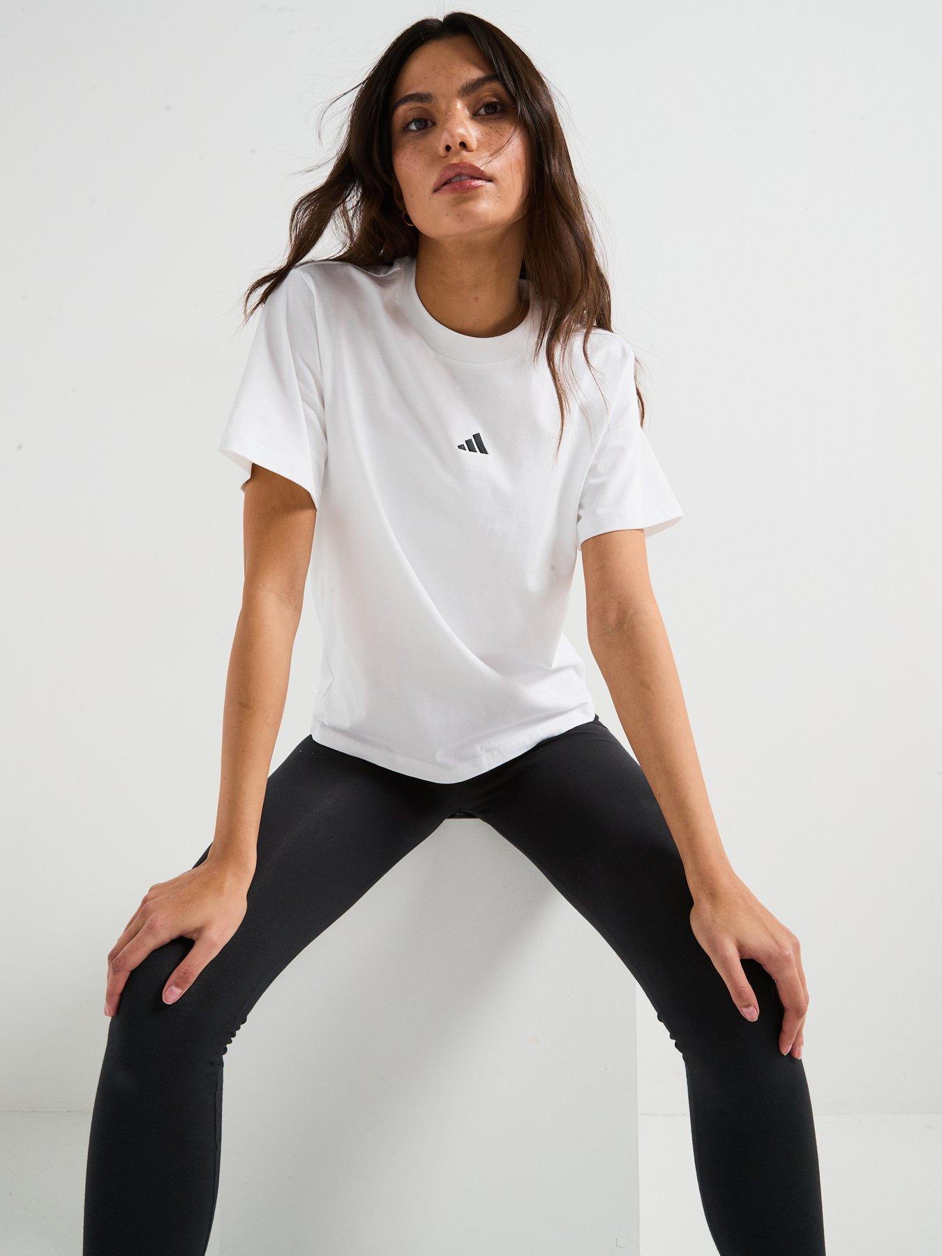  image of adidas-sportswear-womens-essentials-cotton-t-shirt-white