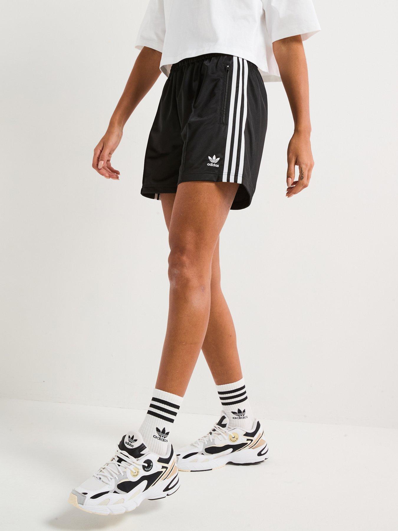  image of adidas-originals-womens-firebird-shorts-black