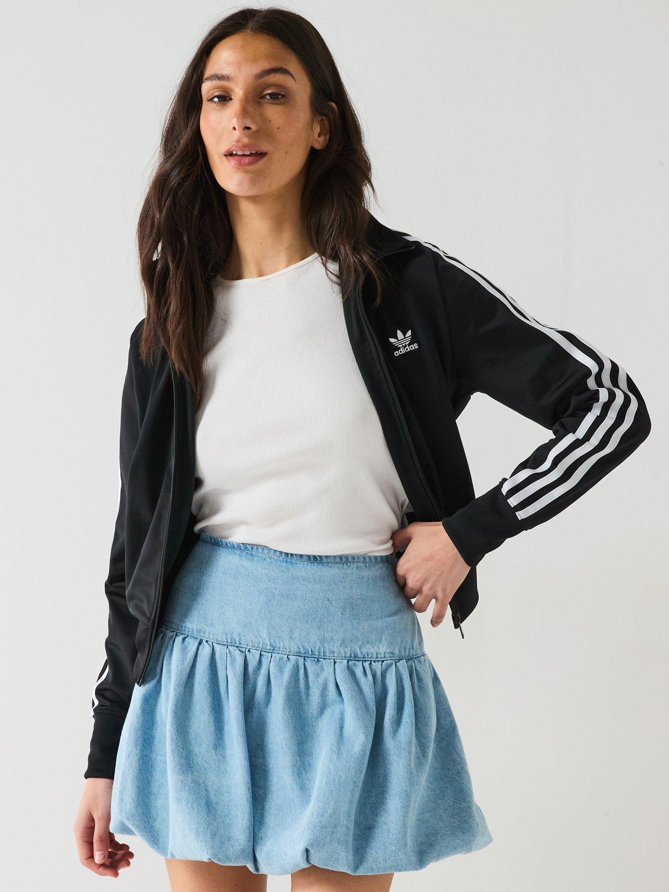 Image 4 of 6 of adidas Originals Womens Classics Firebird Track Top - Black