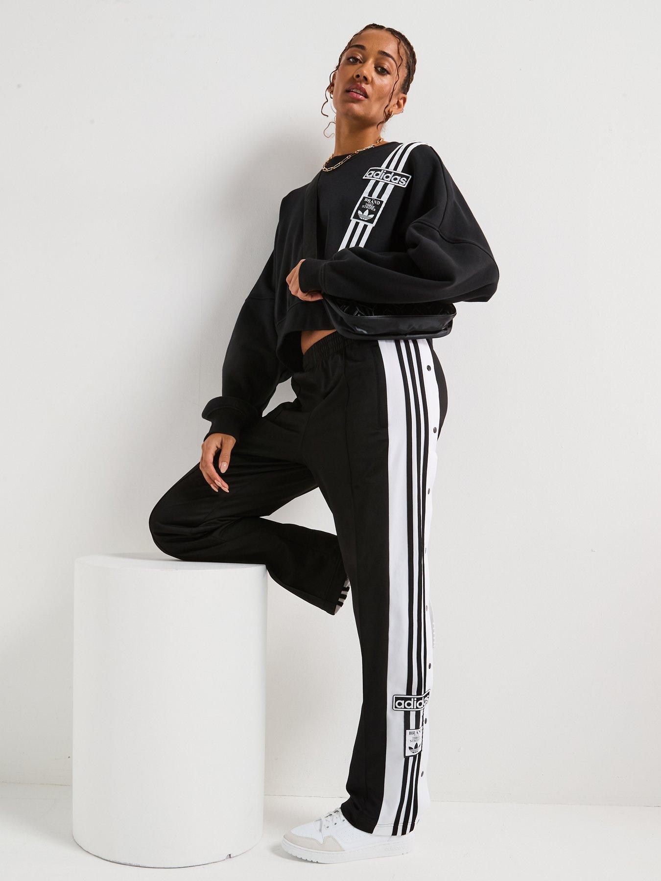  image of adidas-originals-womens-adibreak-tracksuit-bottoms-black