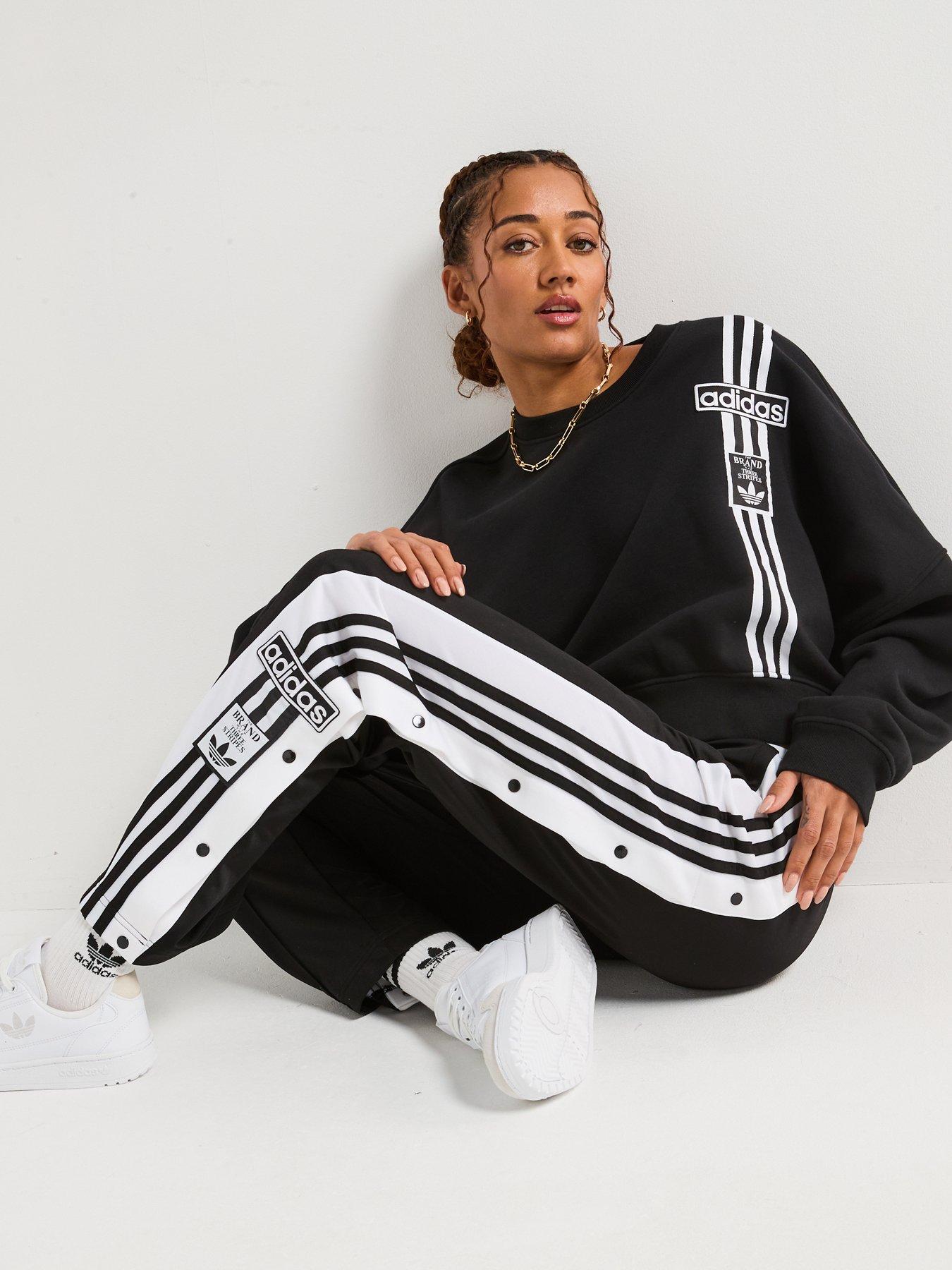  image of adidas-originals-womens-adibreak-tracksuit-bottoms-black