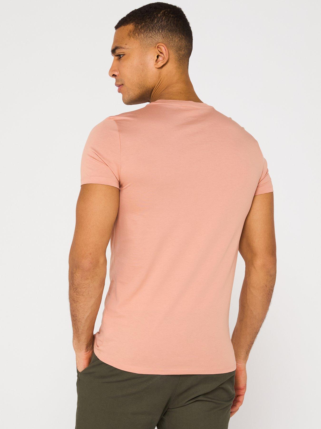 stillFront image of lacoste-regular-fit-lightweight-cotton-pima-jersey-t-shirt-light-brown