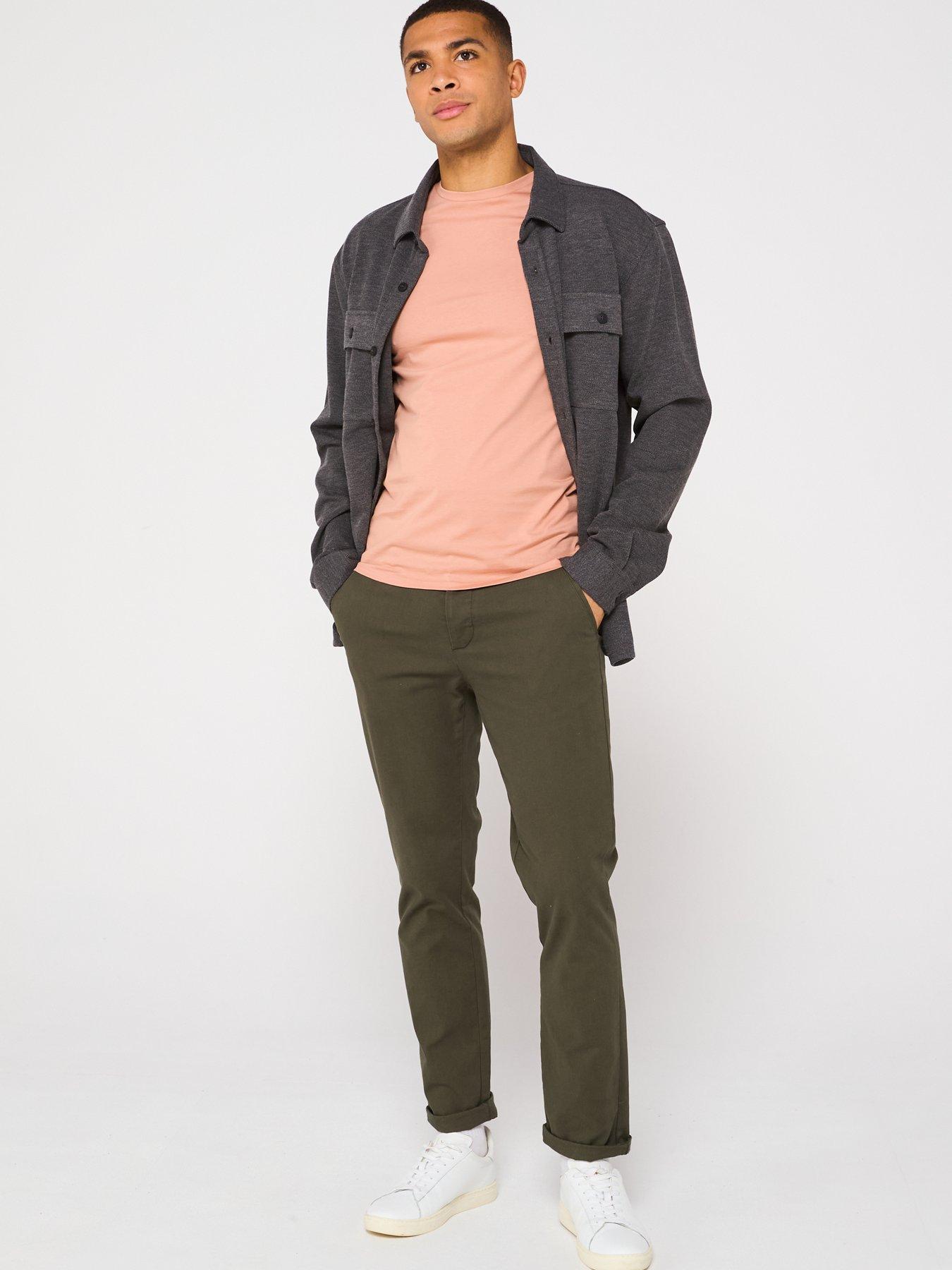  image of lacoste-regular-fit-lightweight-cotton-pima-jersey-t-shirt-light-brown
