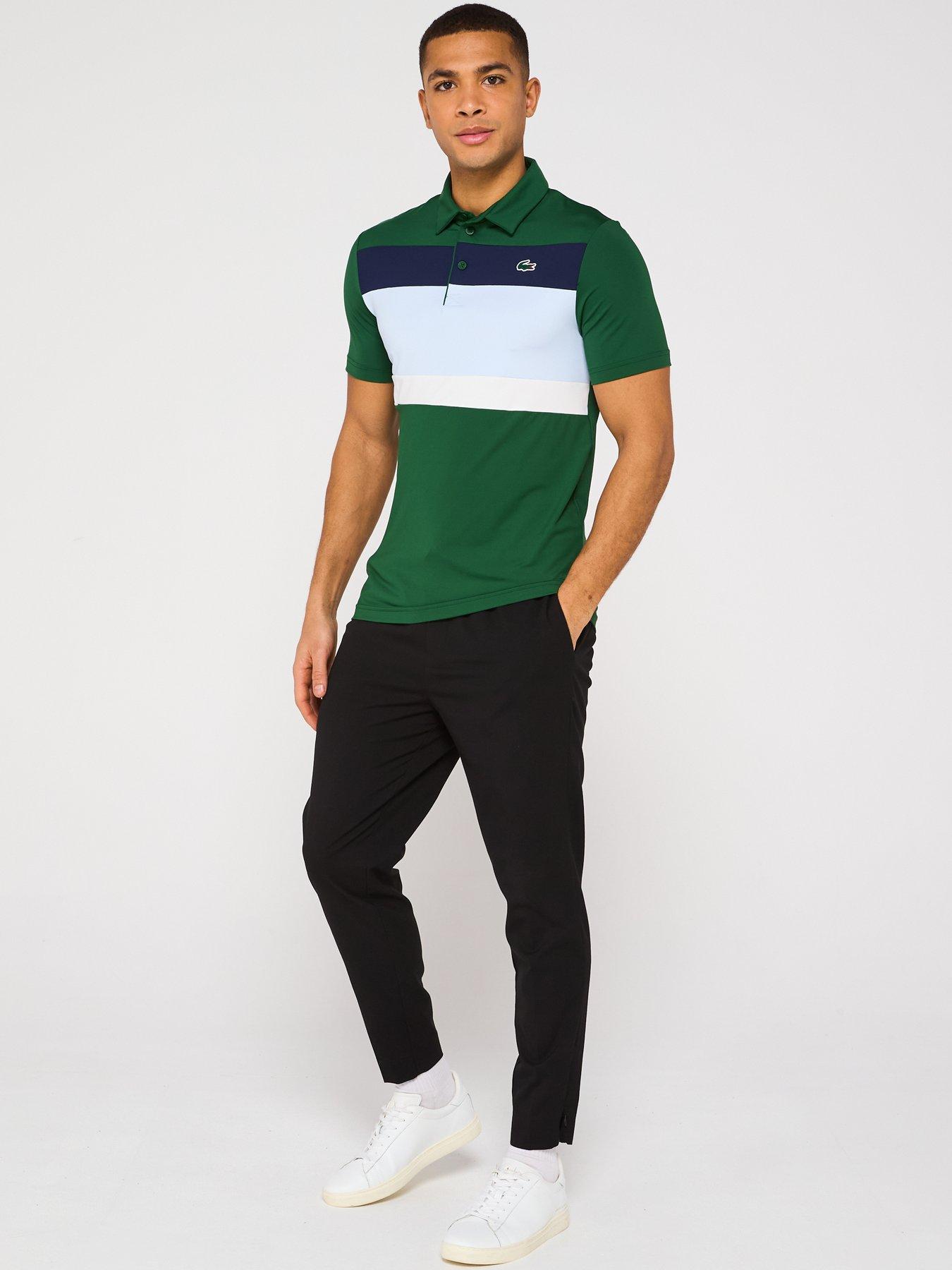  image of lacoste-regular-fit-ultra-dry-stretch-jersey-golf-polo-shirt-green