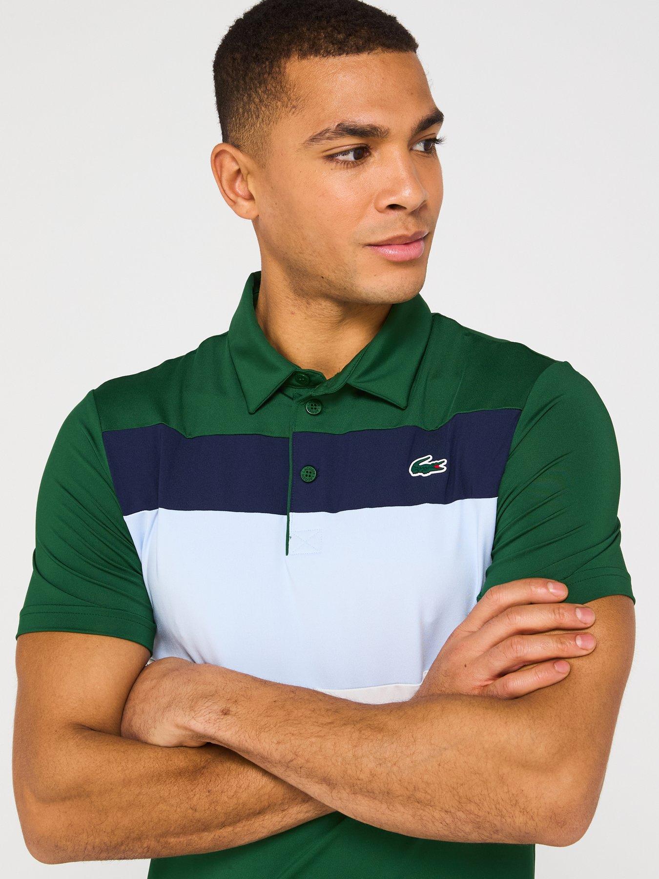  image of lacoste-regular-fit-ultra-dry-stretch-jersey-golf-polo-shirt-green