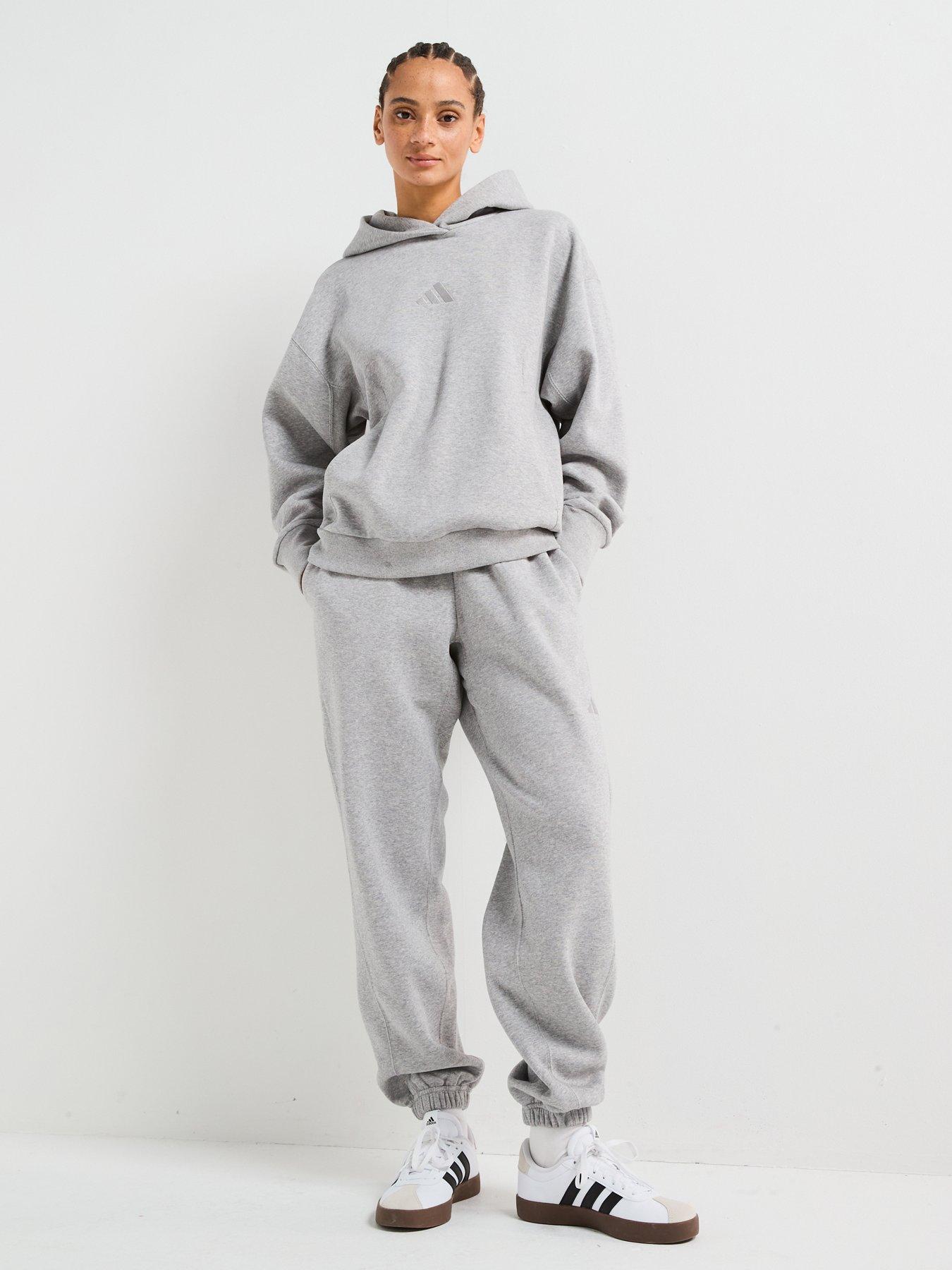  image of adidas-sportswear-womens-all-szn-fleece-hoodie-grey