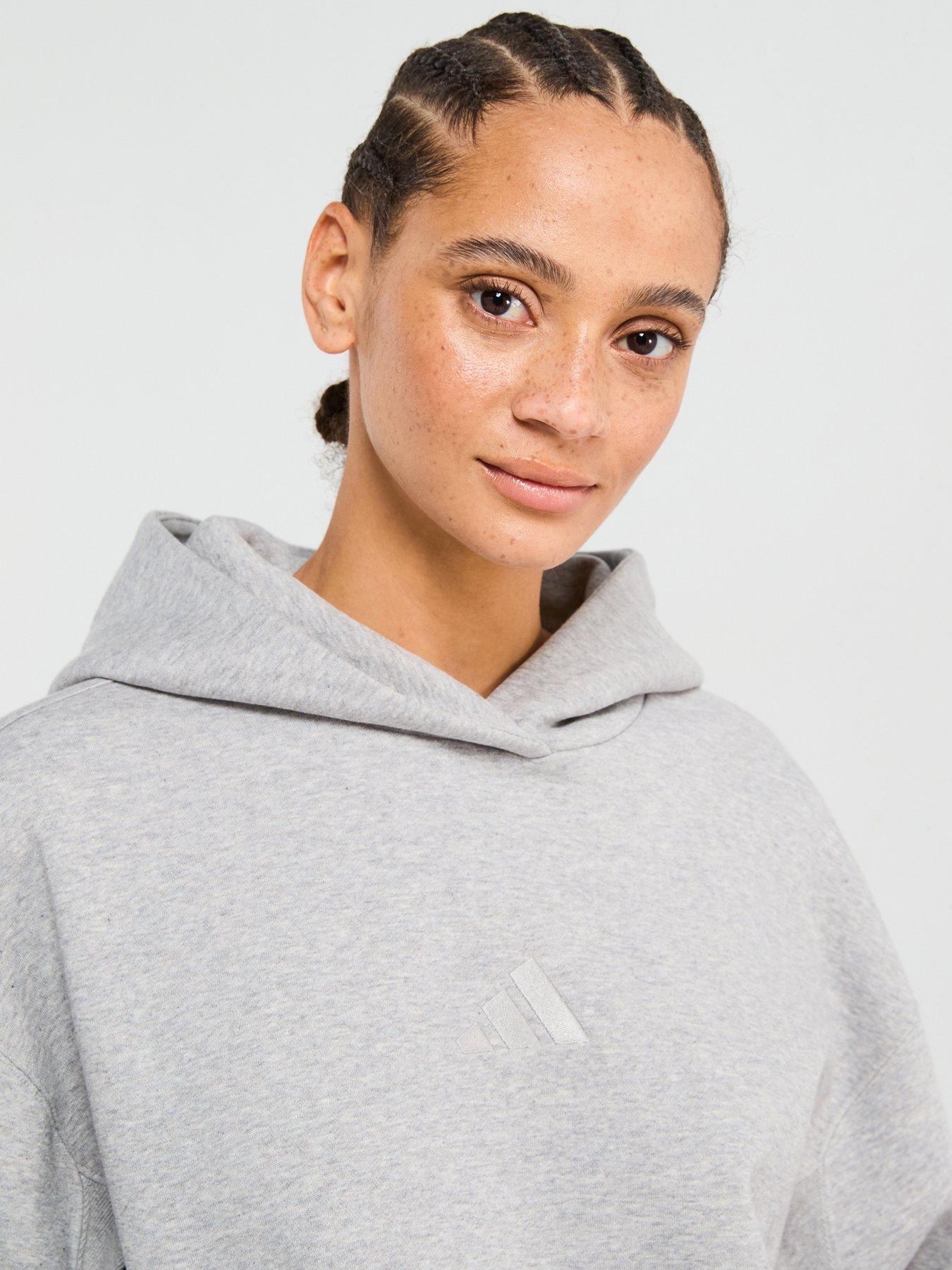  image of adidas-sportswear-womens-all-szn-fleece-hoodie-grey