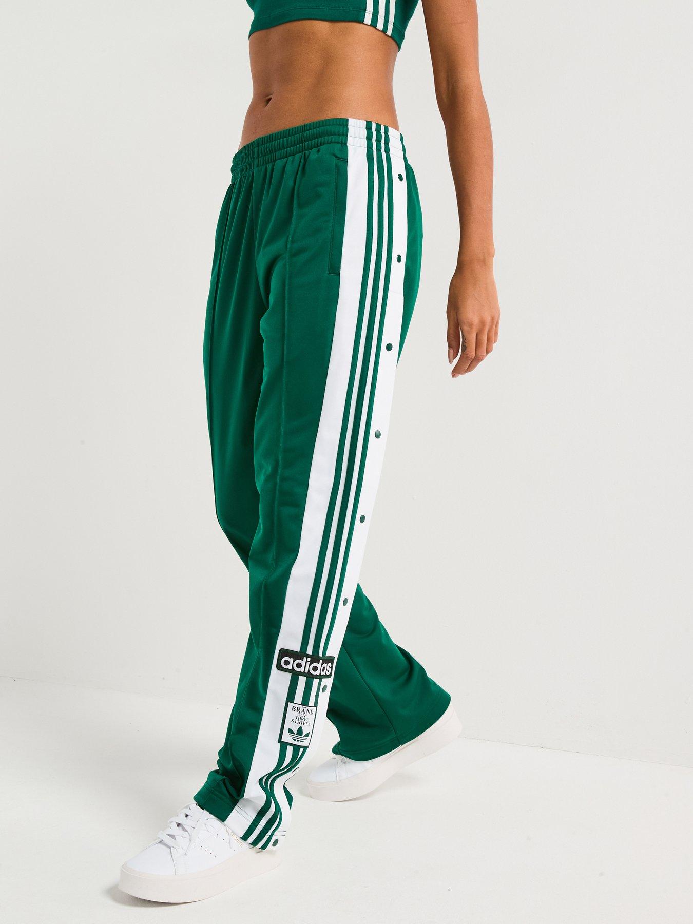 undefined Womens Adibreak Tracksuit Bottoms - Green