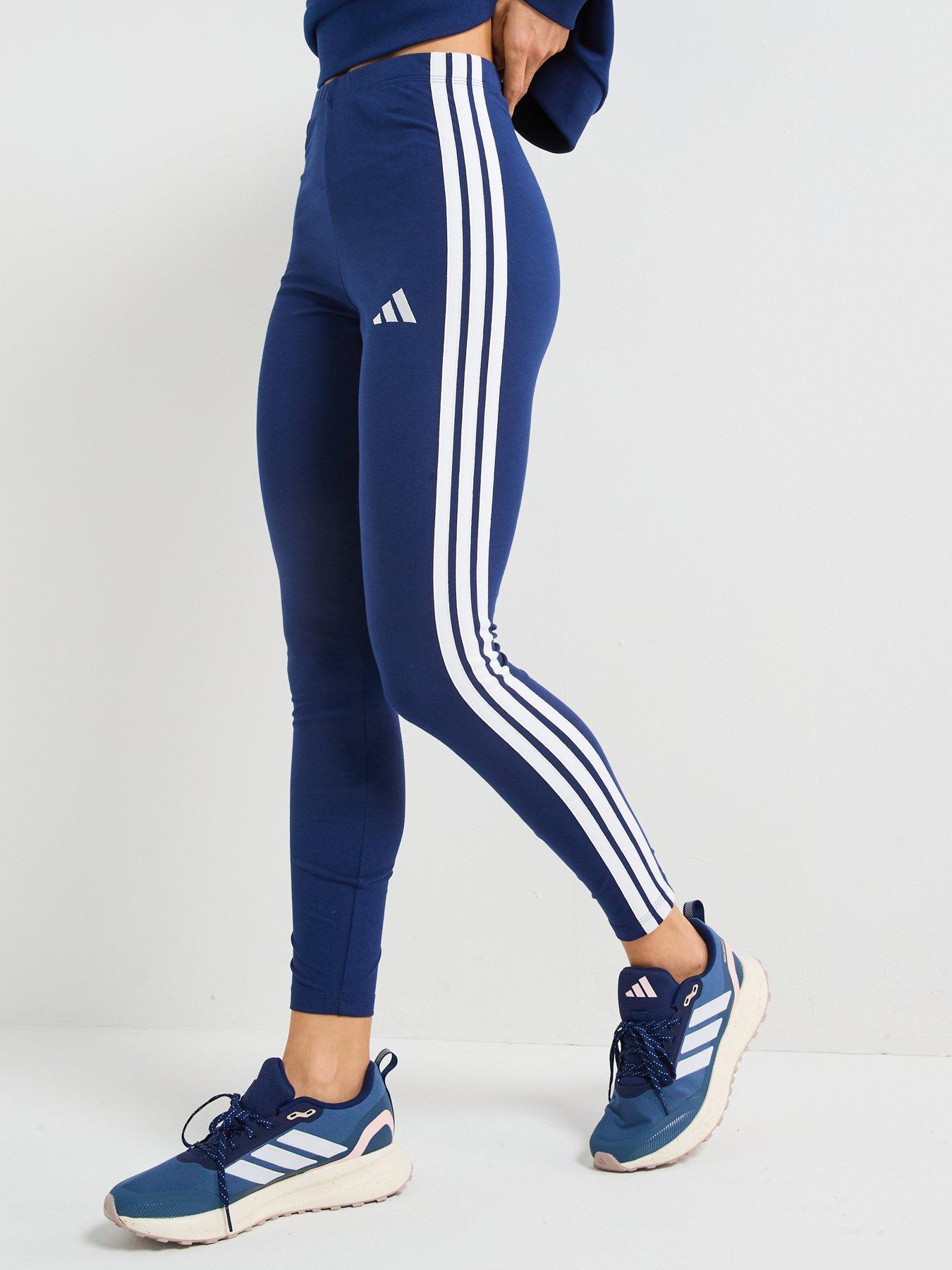 adidas-sportswear-womens-essentials-3-stripes-cotton-leggings-blue