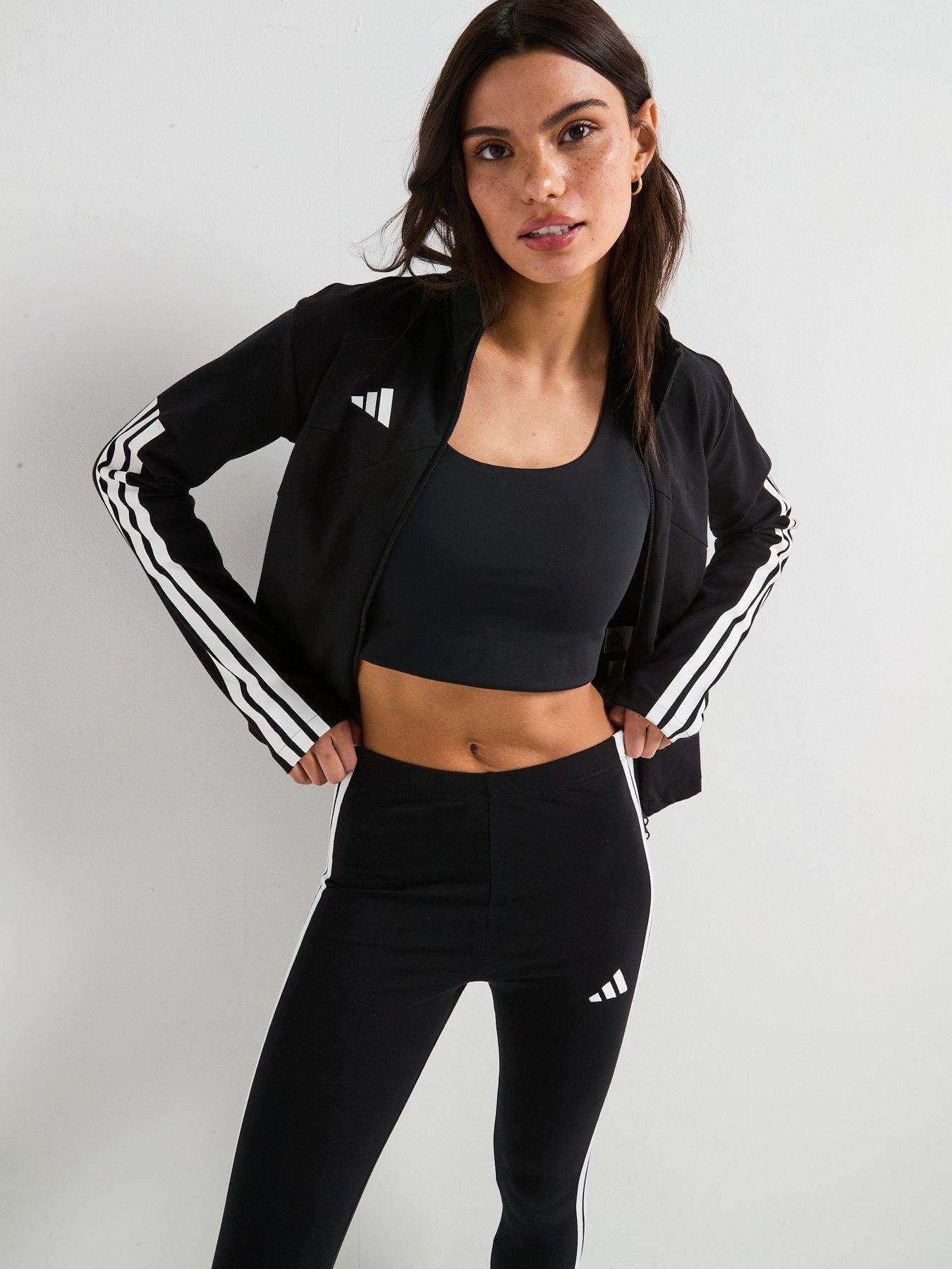 image of adidas-sportswear-womens-essentials-3-stripes-cotton-leggings-black