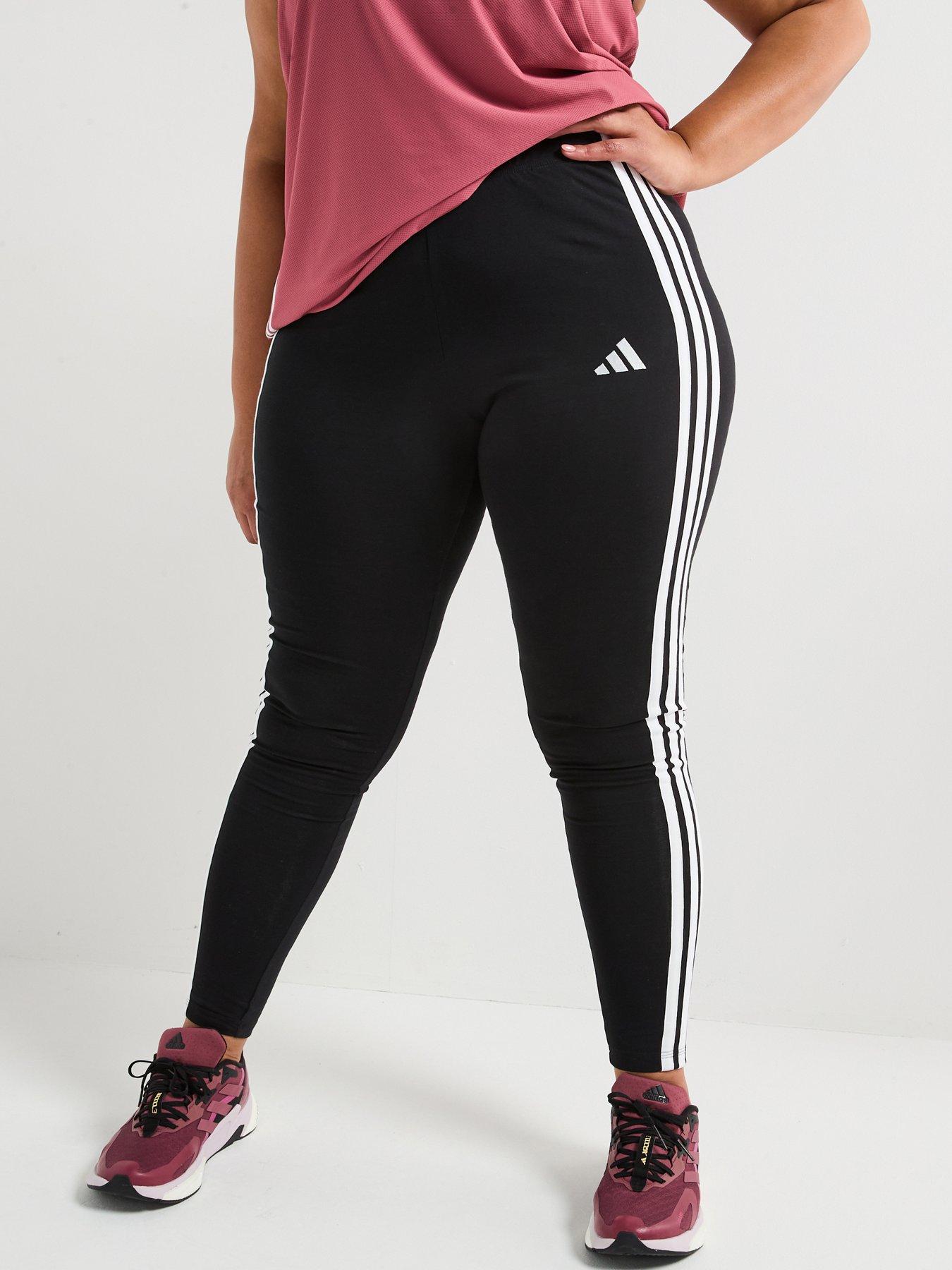 adidas-sportswear-womens-plus-size-essentials-3-stripe-leggings-black