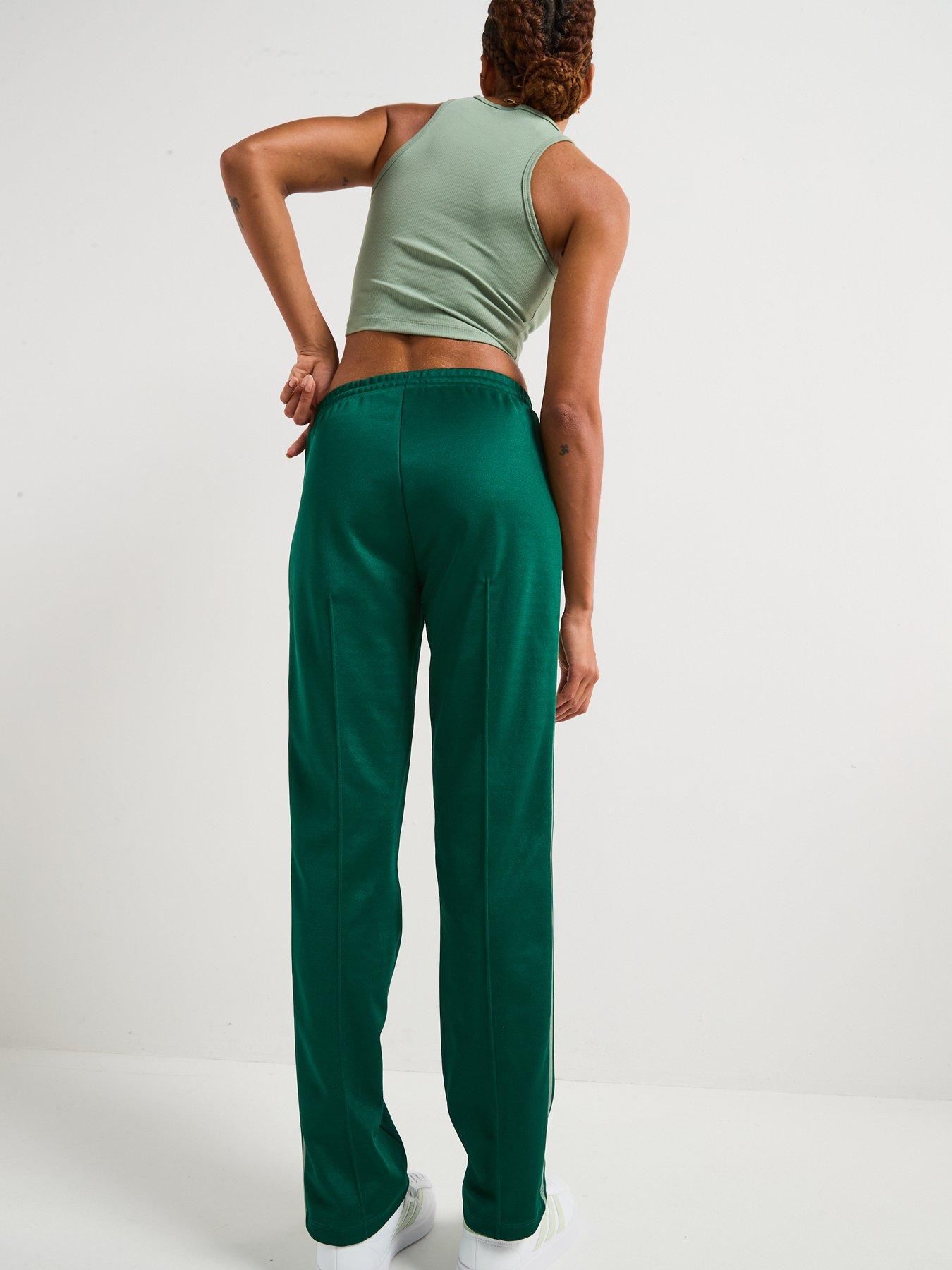  image of adidas-originals-womens-beckenbauer-track-pants-green