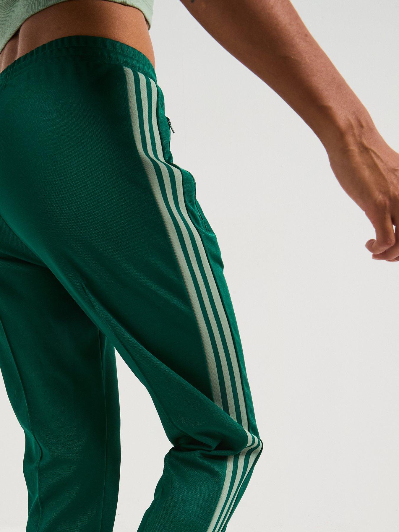  image of adidas-originals-womens-beckenbauer-track-pants-green