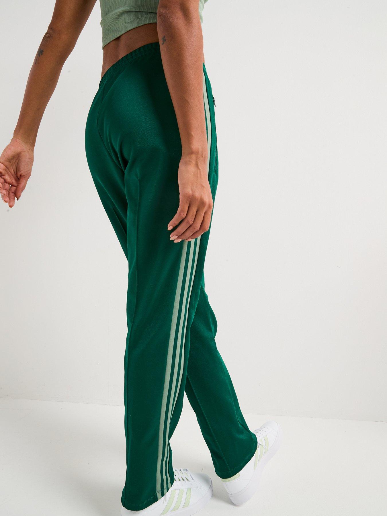  image of adidas-originals-womens-beckenbauer-track-pants-green