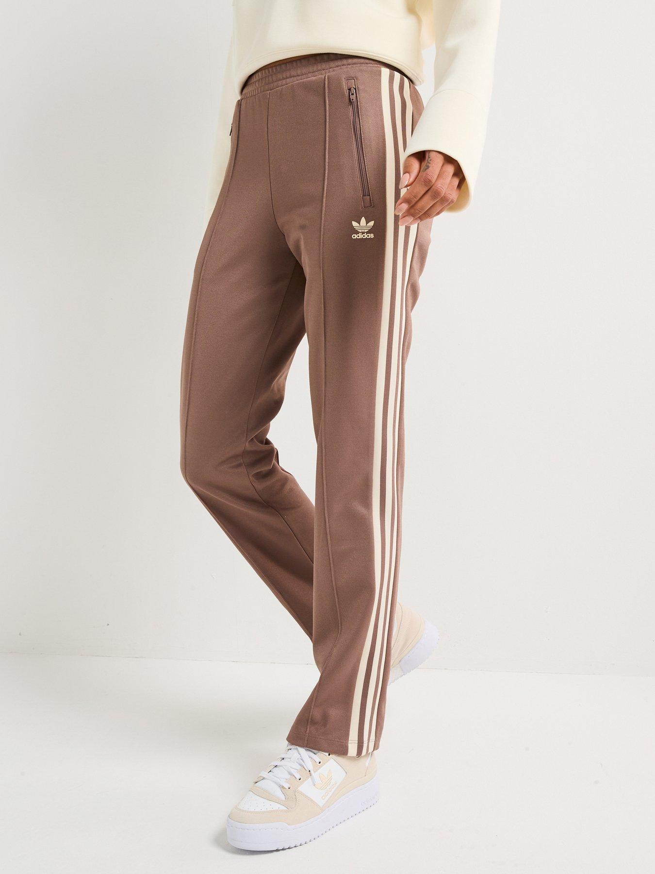 adidas Originals Womens Beckenbauer Track Pants Brown Littlewoods