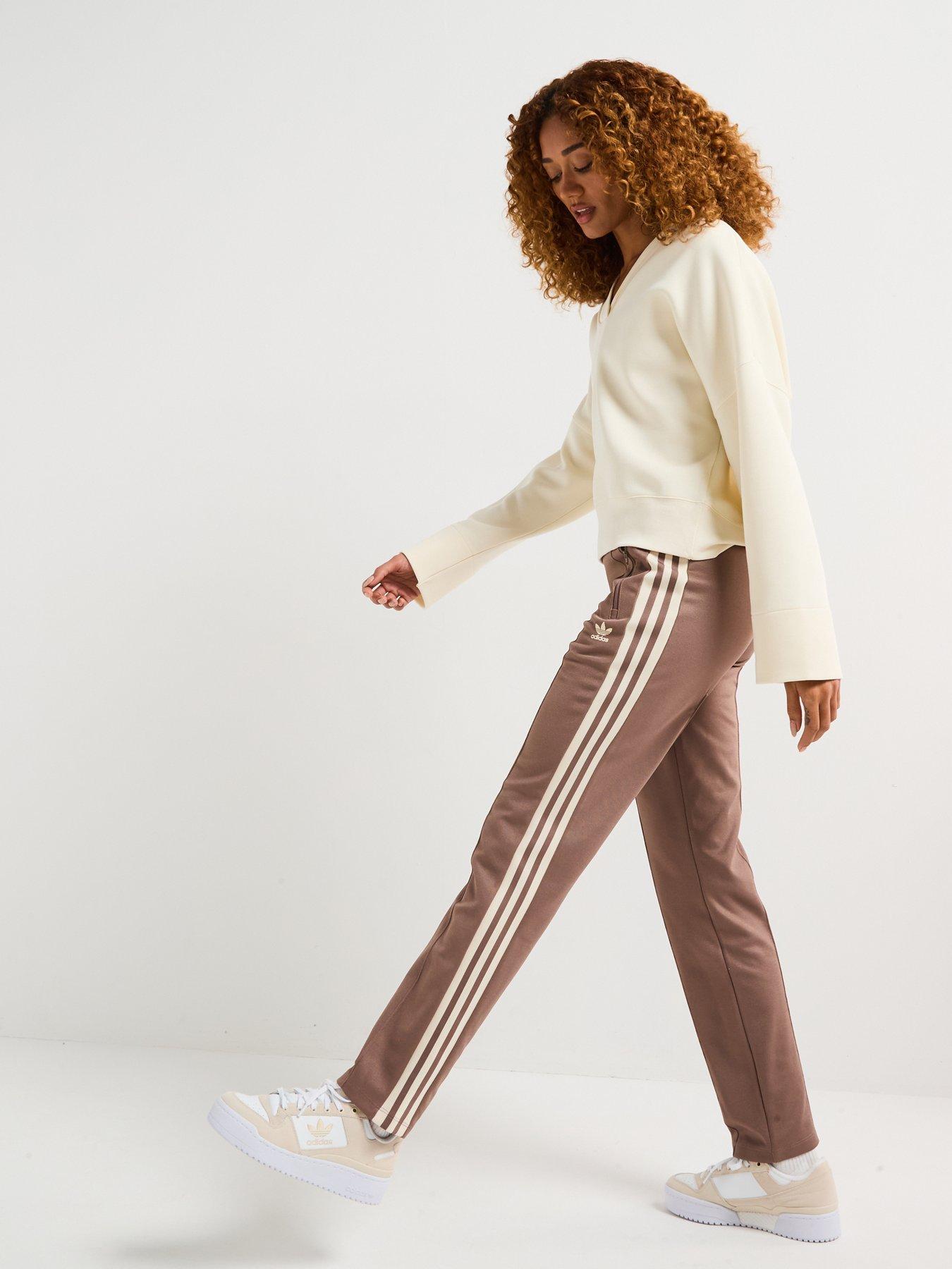 adidas Originals Womens Beckenbauer Track Pants Brown Littlewoods