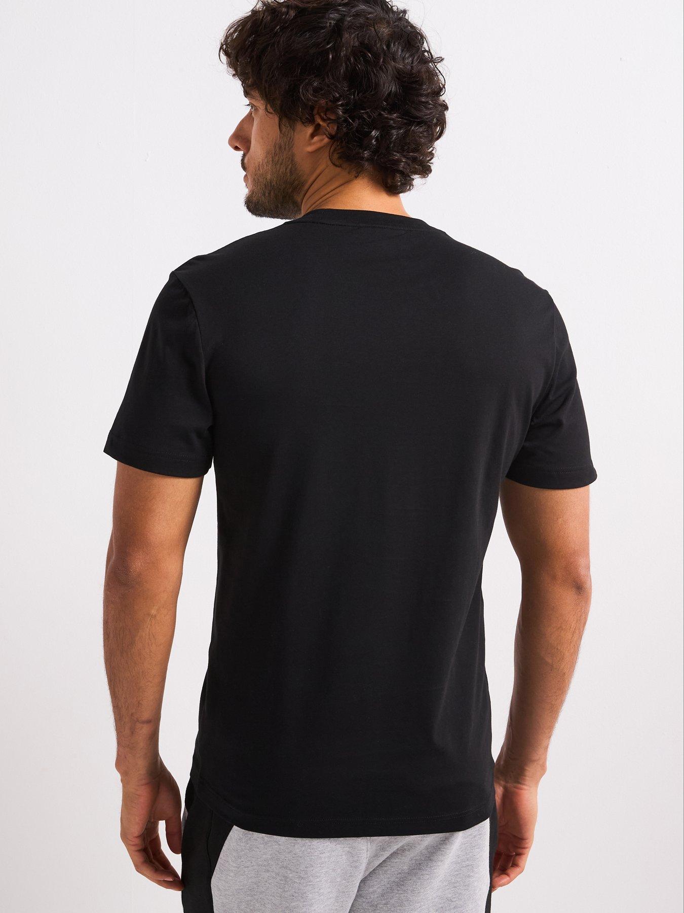  image of lacoste-regular-fit-trim-jersey-t-shirt-black